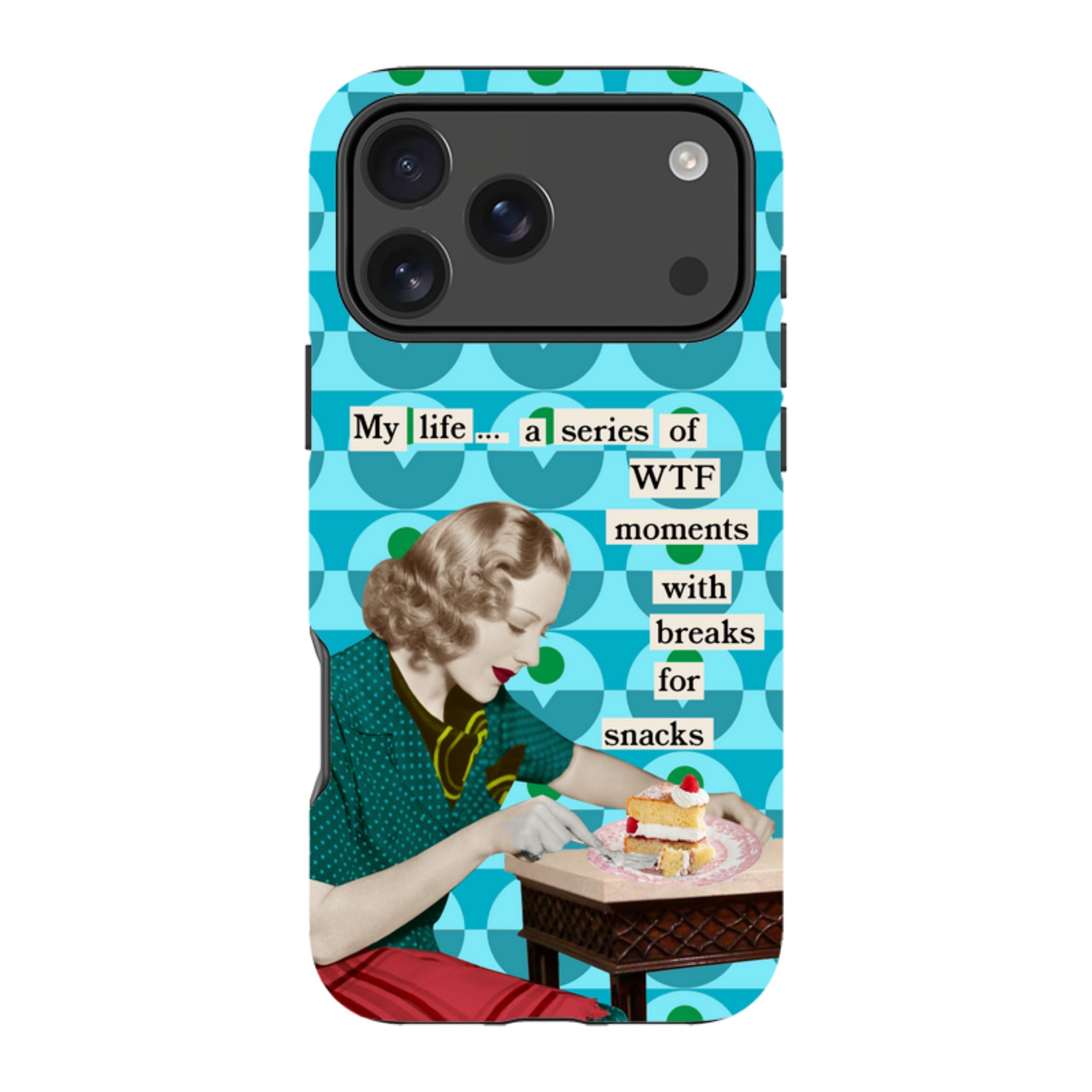 iPhone Tough Case - WTF By Clare Jordan