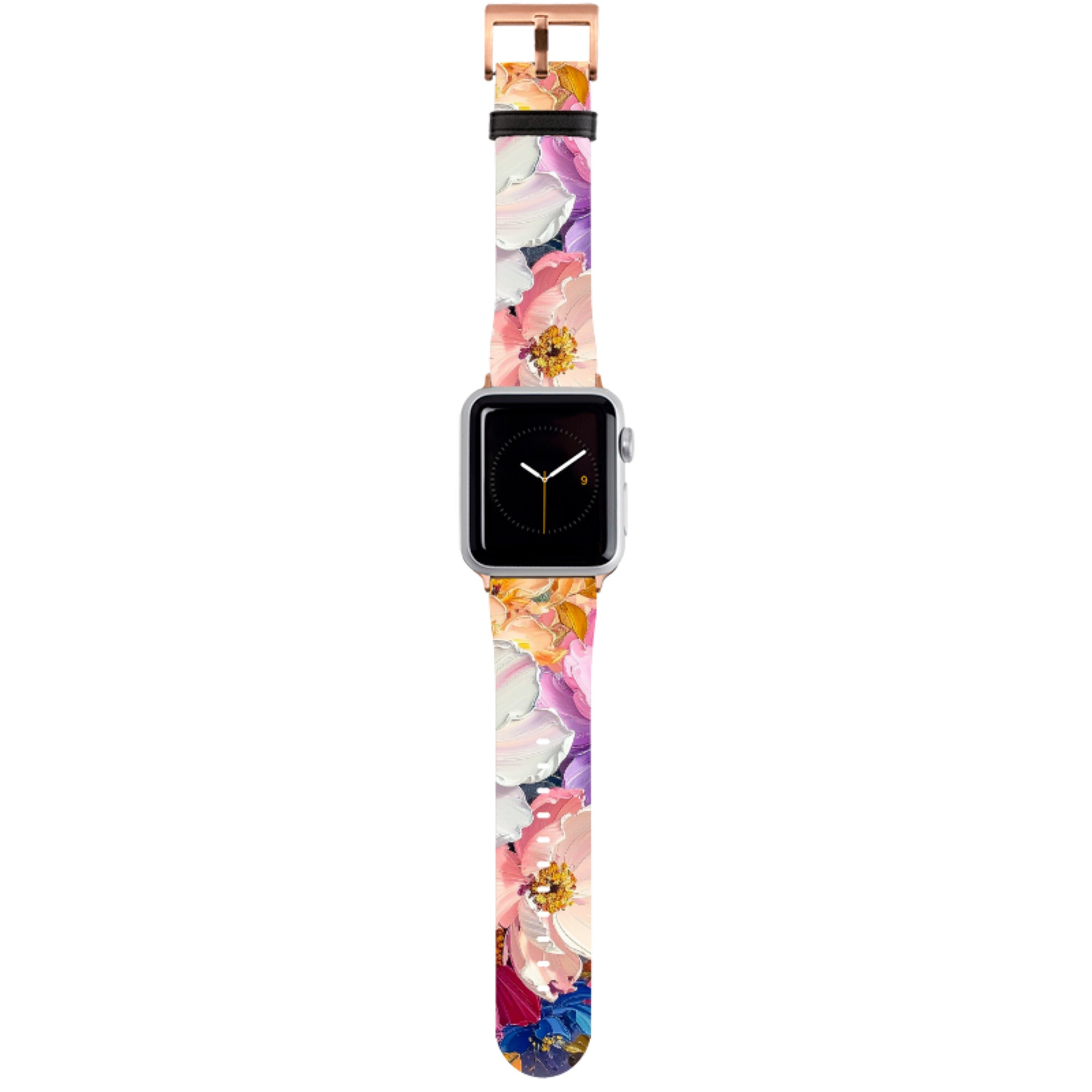 Summer Floral Saffron Apple Watch Strap
