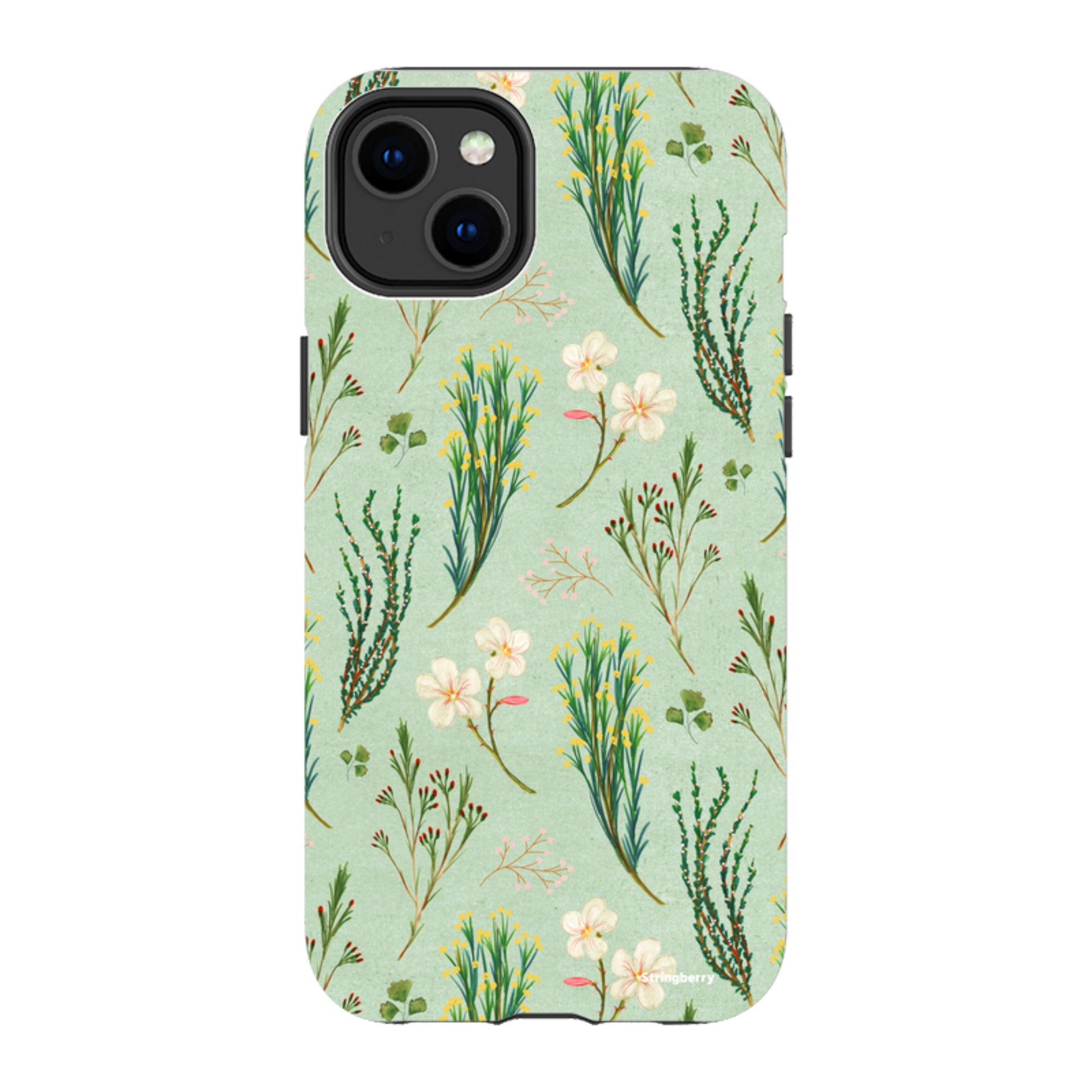 iPhone Tough Case - Wild Flowers By Katherine Quinn