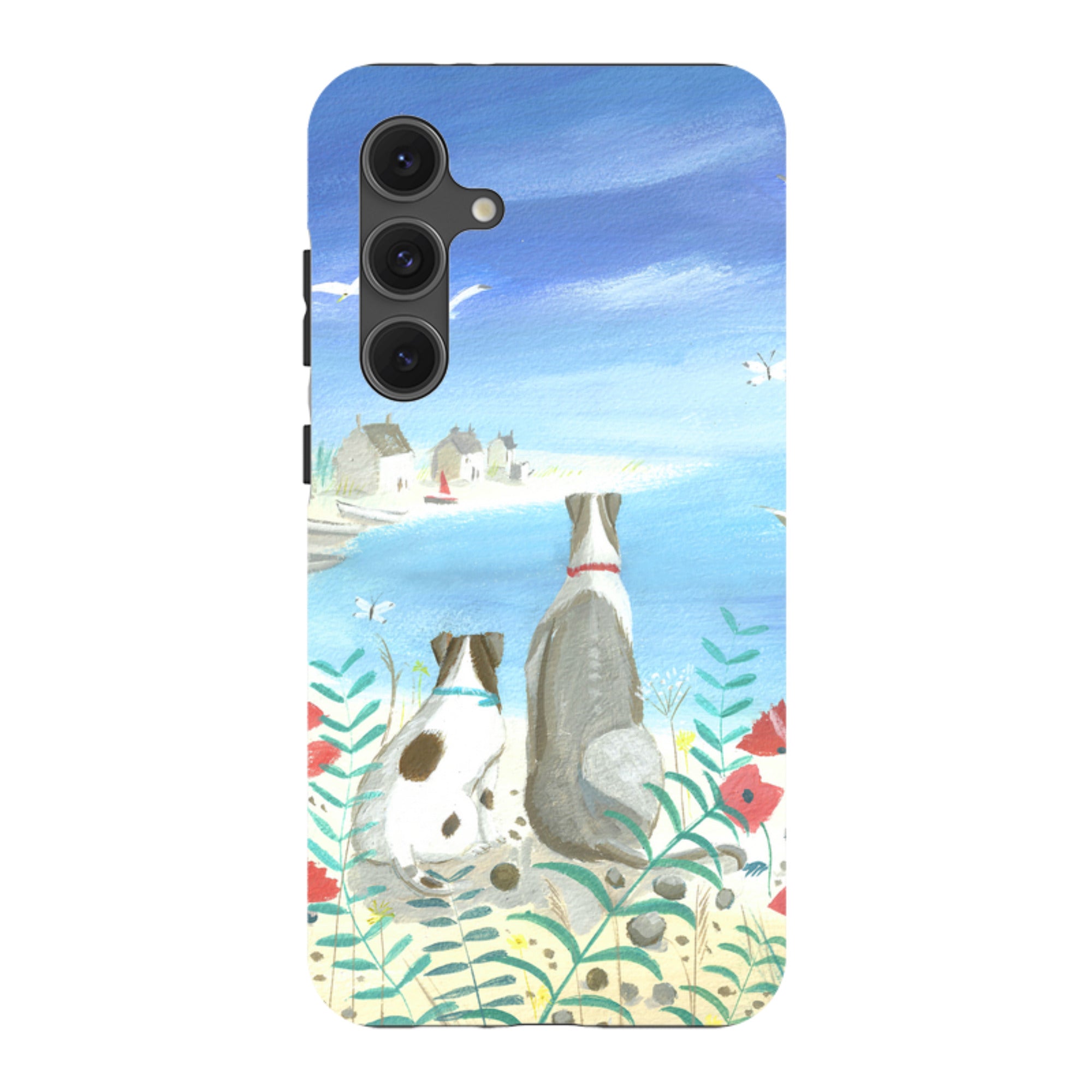 Samsung Tough Case - Beach Dogs By Mary Stubberfield