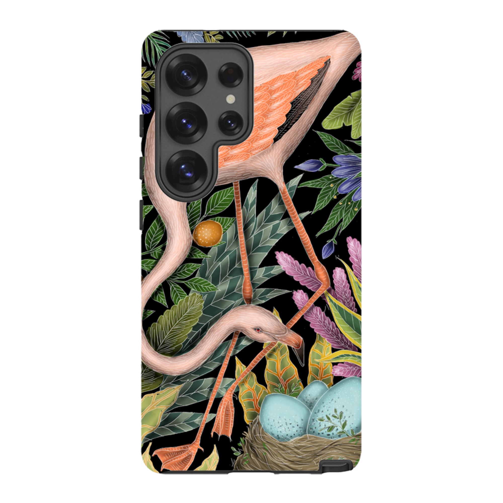 Samsung Tough Case - Flamingo By Catherine Rowe