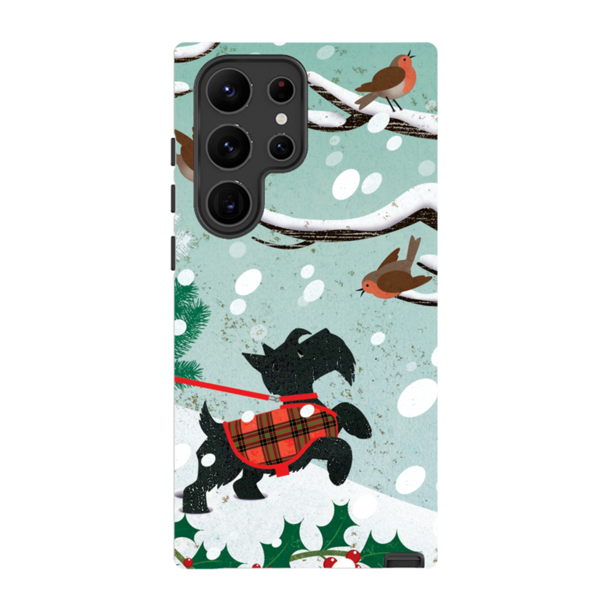 Samsung Tough Case - Scottie in Snow By Liane Payne