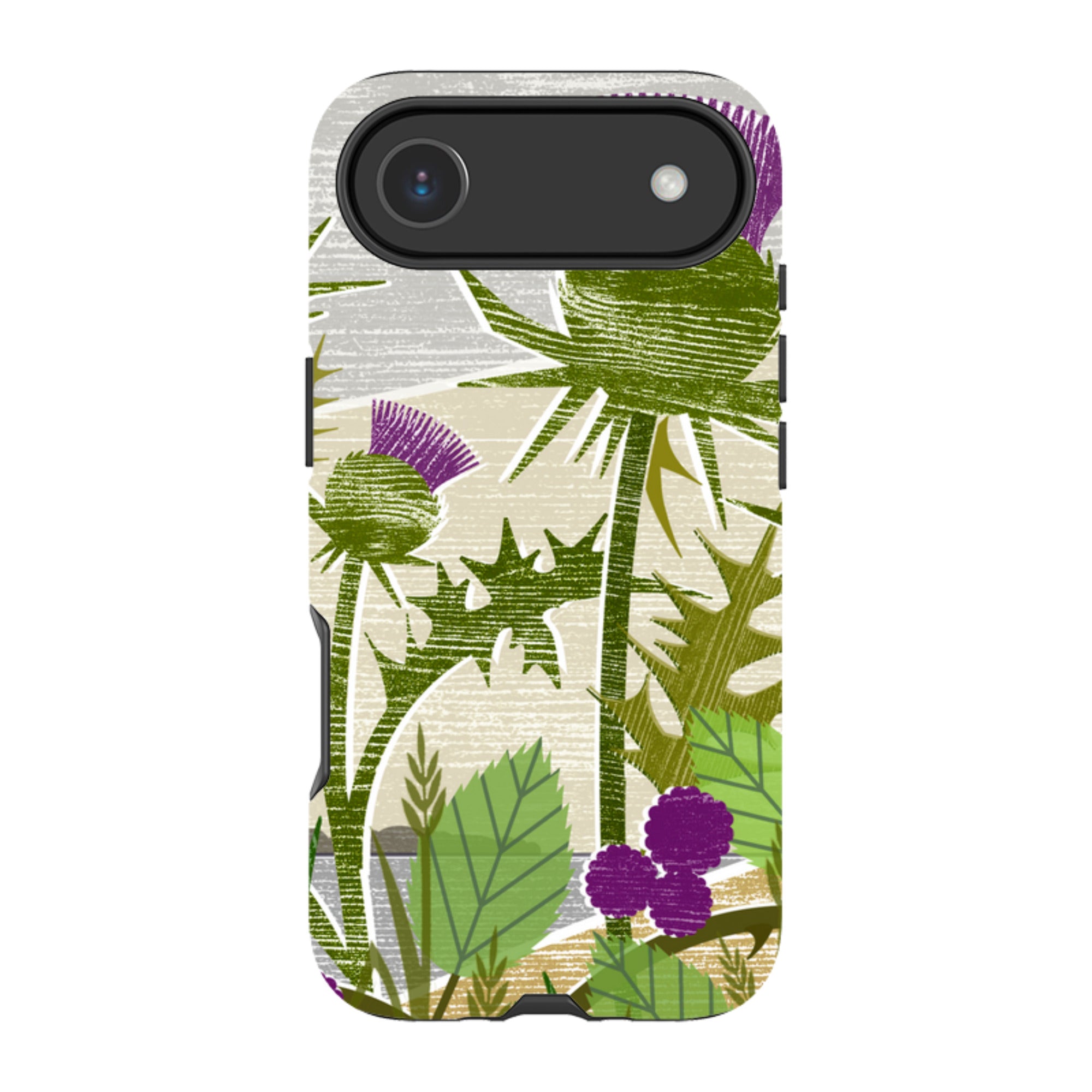 iPhone MagSafe Tough Case -  Purple Thistle By Liane Payne