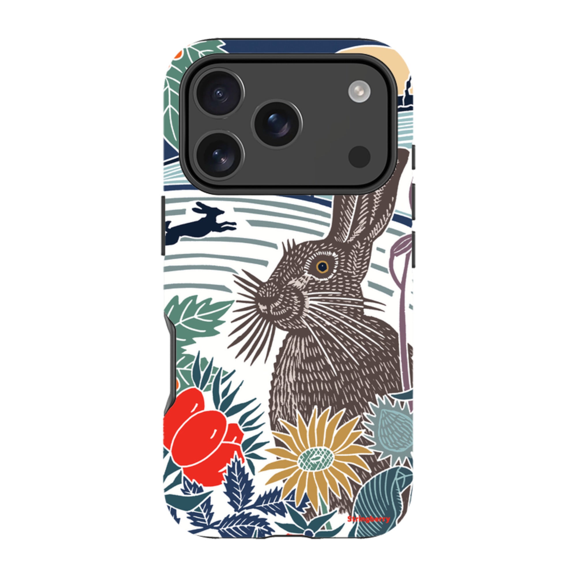 iPhone Tough Case - Winter Hare By Kate Heiss