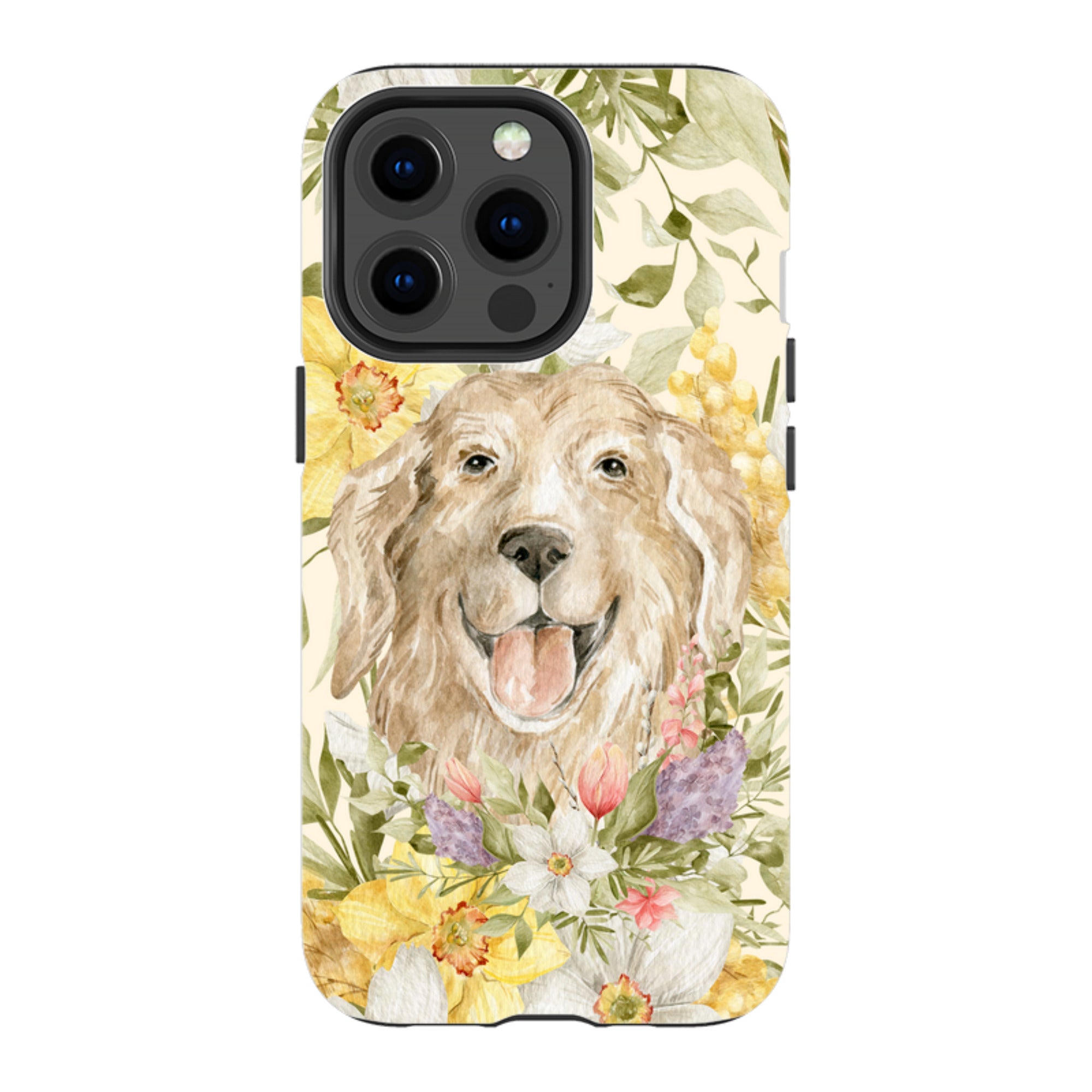 iPhone MagSafe Tough Case -  Floral Dog