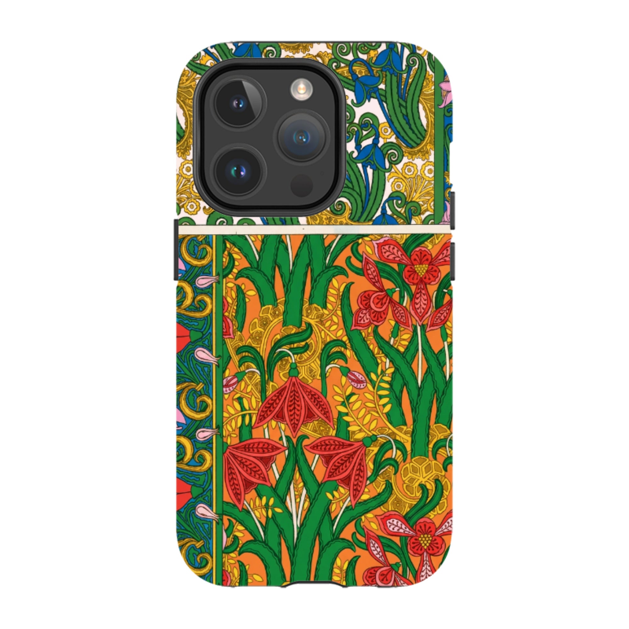 iPhone MagSafe Tough Case - Vintage Art Nouveau Lily