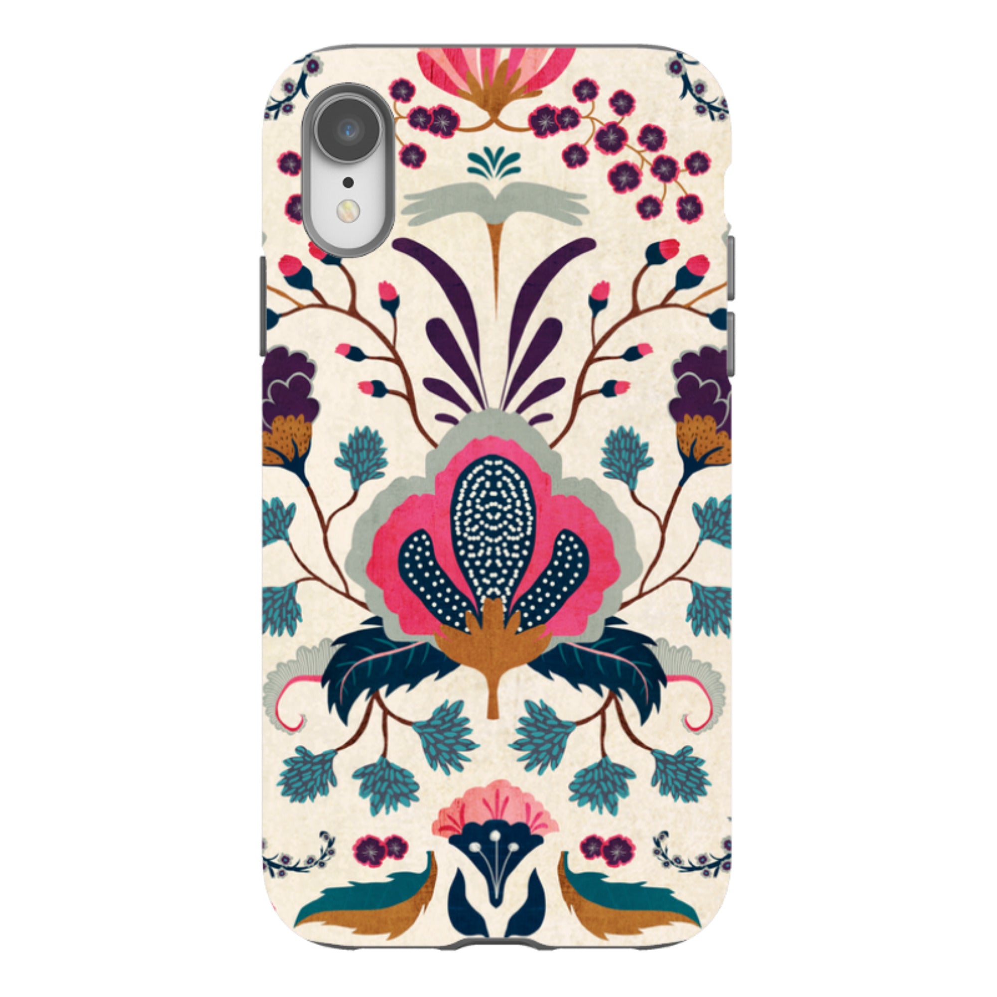 iPhone Tough Case - Folk Floral By Katherine Quinn