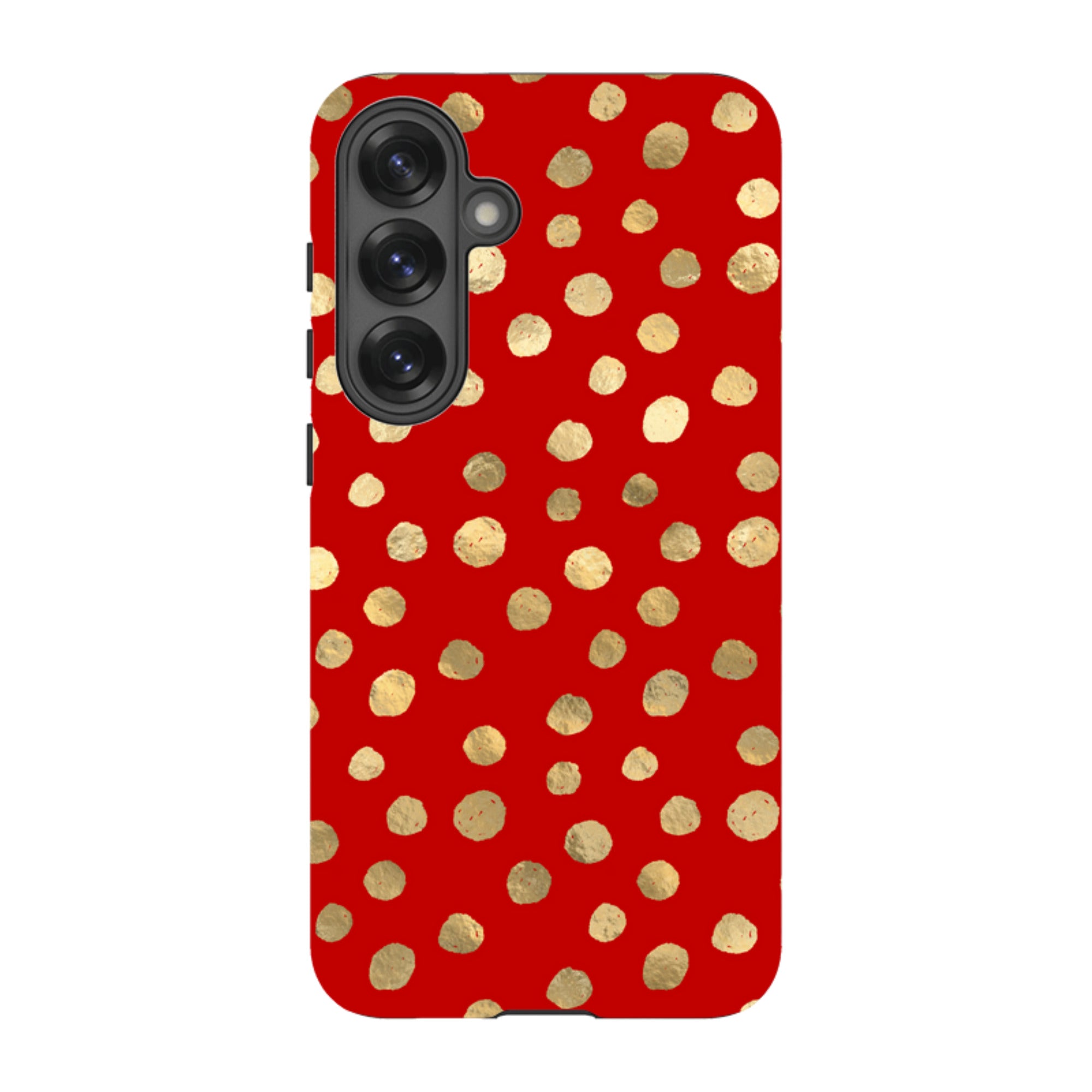 Samsung Tough Case - Burgundy and Gold Stars