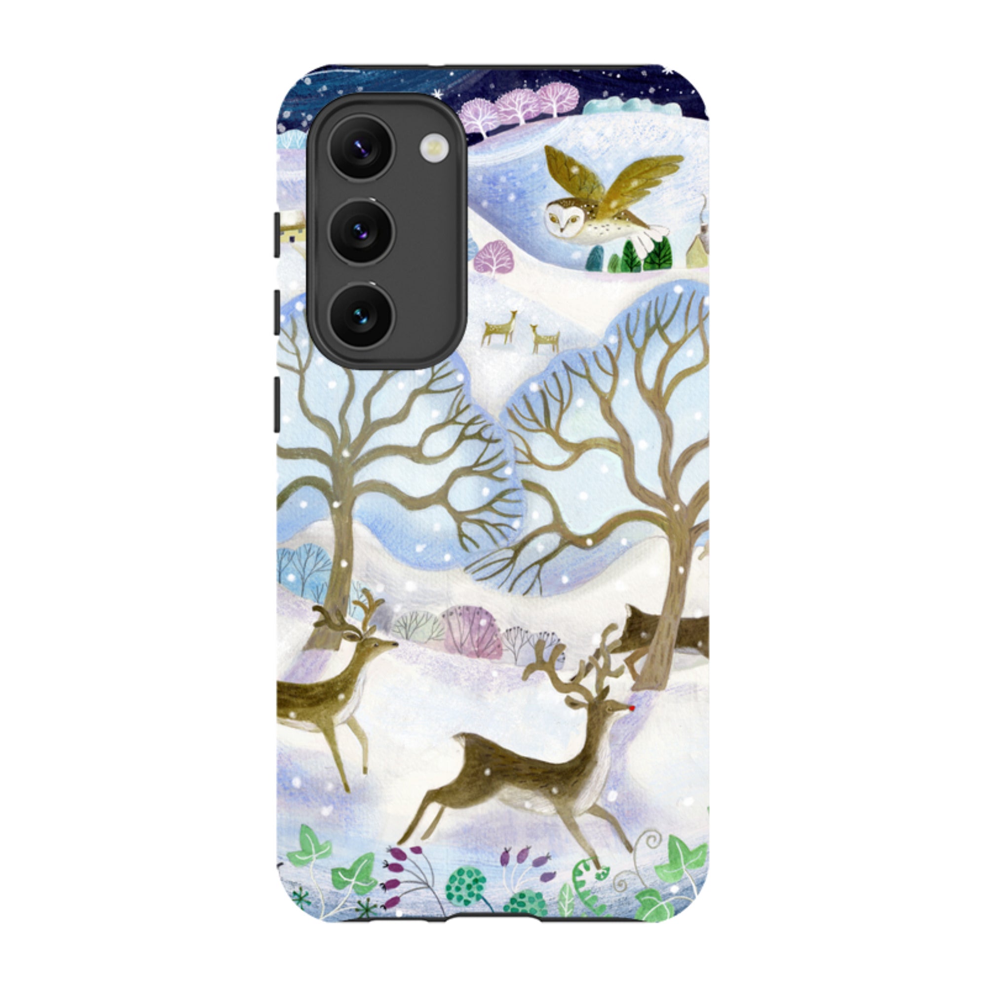 Samsung Tough Case - Winter Deer By Bex Parkin