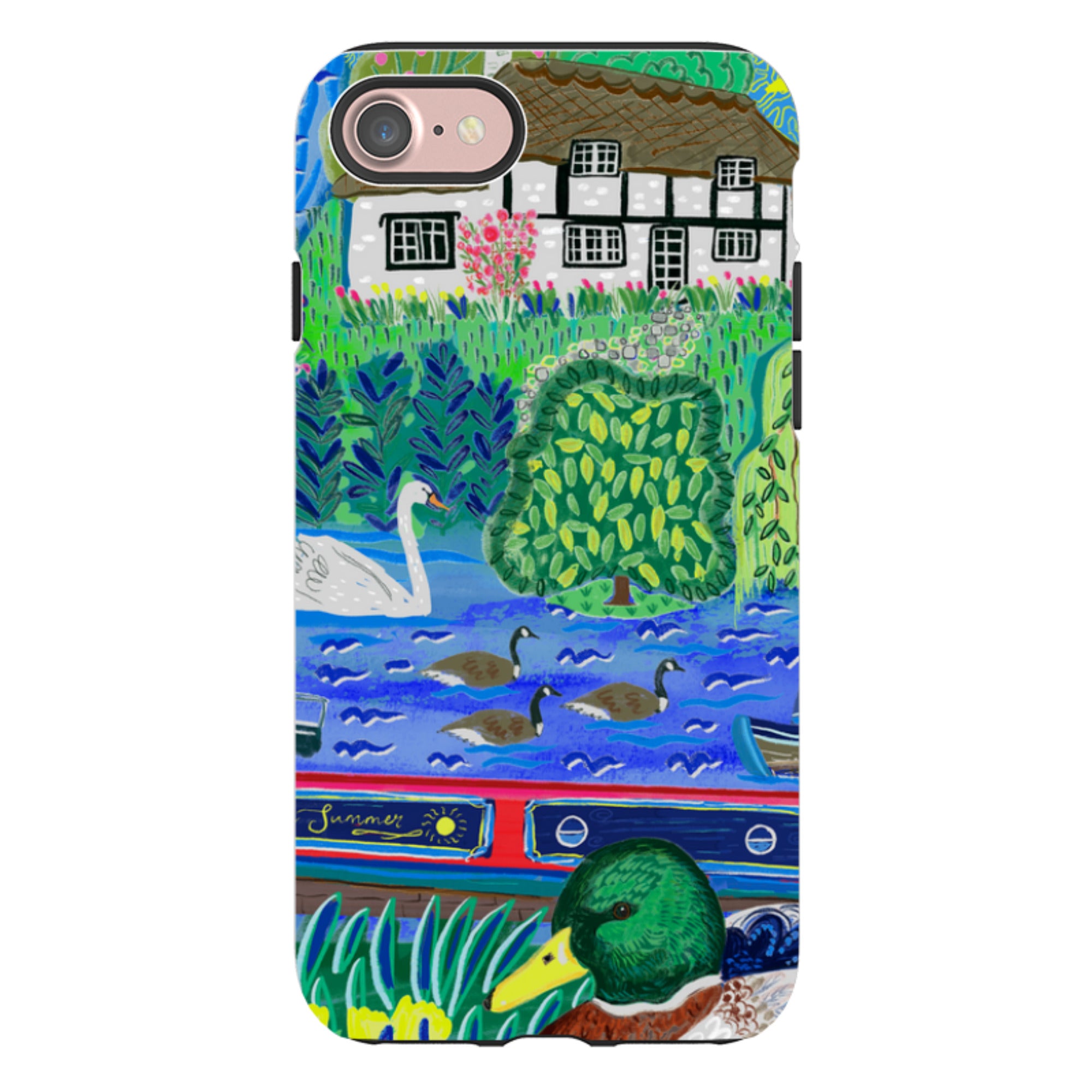 iPhone Tough Case - Canalside By Emma Frances Grant