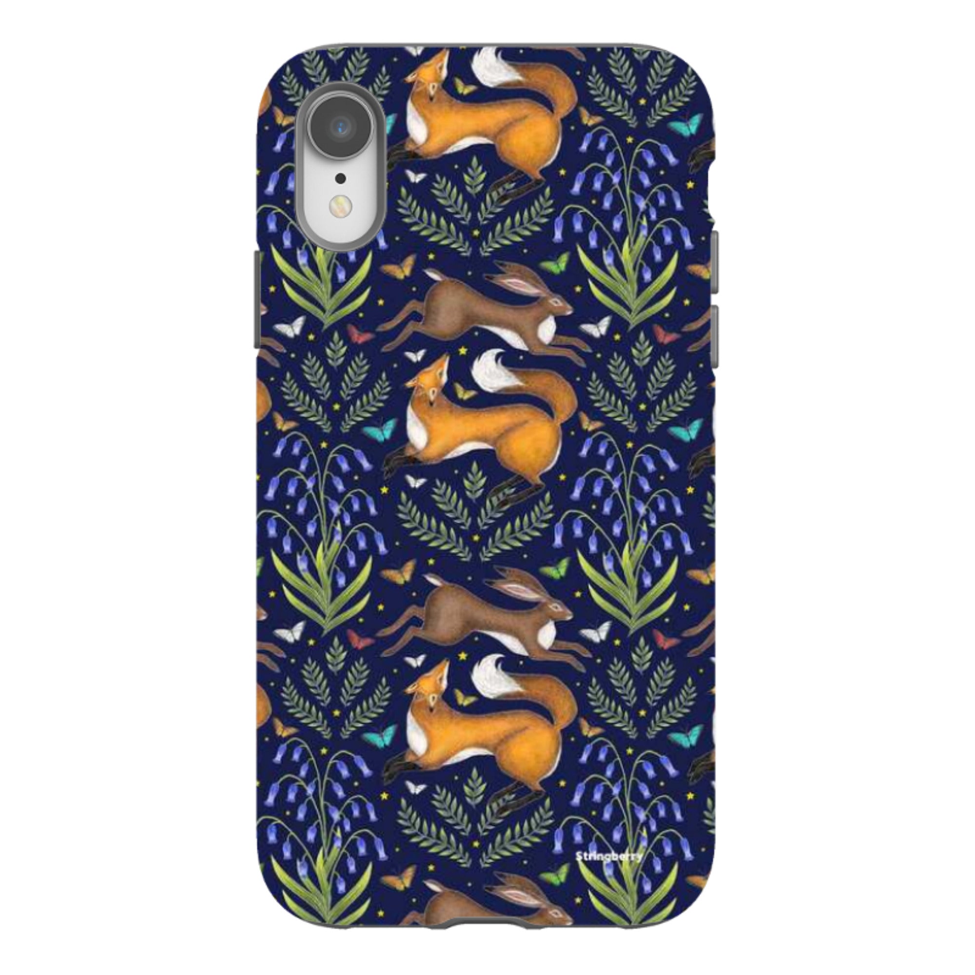 iPhone Tough Case - Fox And Hare By Catherine Rowe