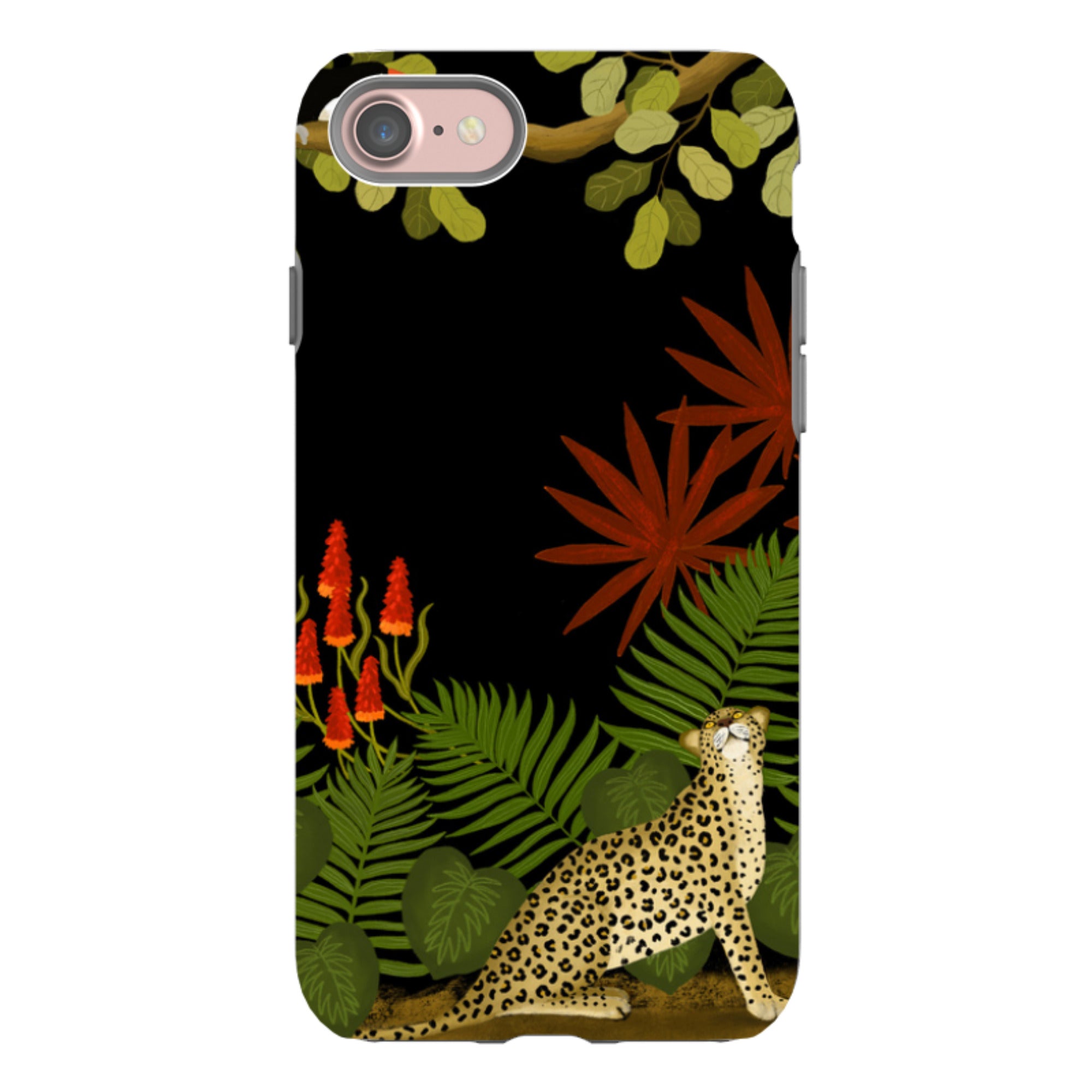 iPhone Tough Case - Toucan Leopard By Bex Parkin
