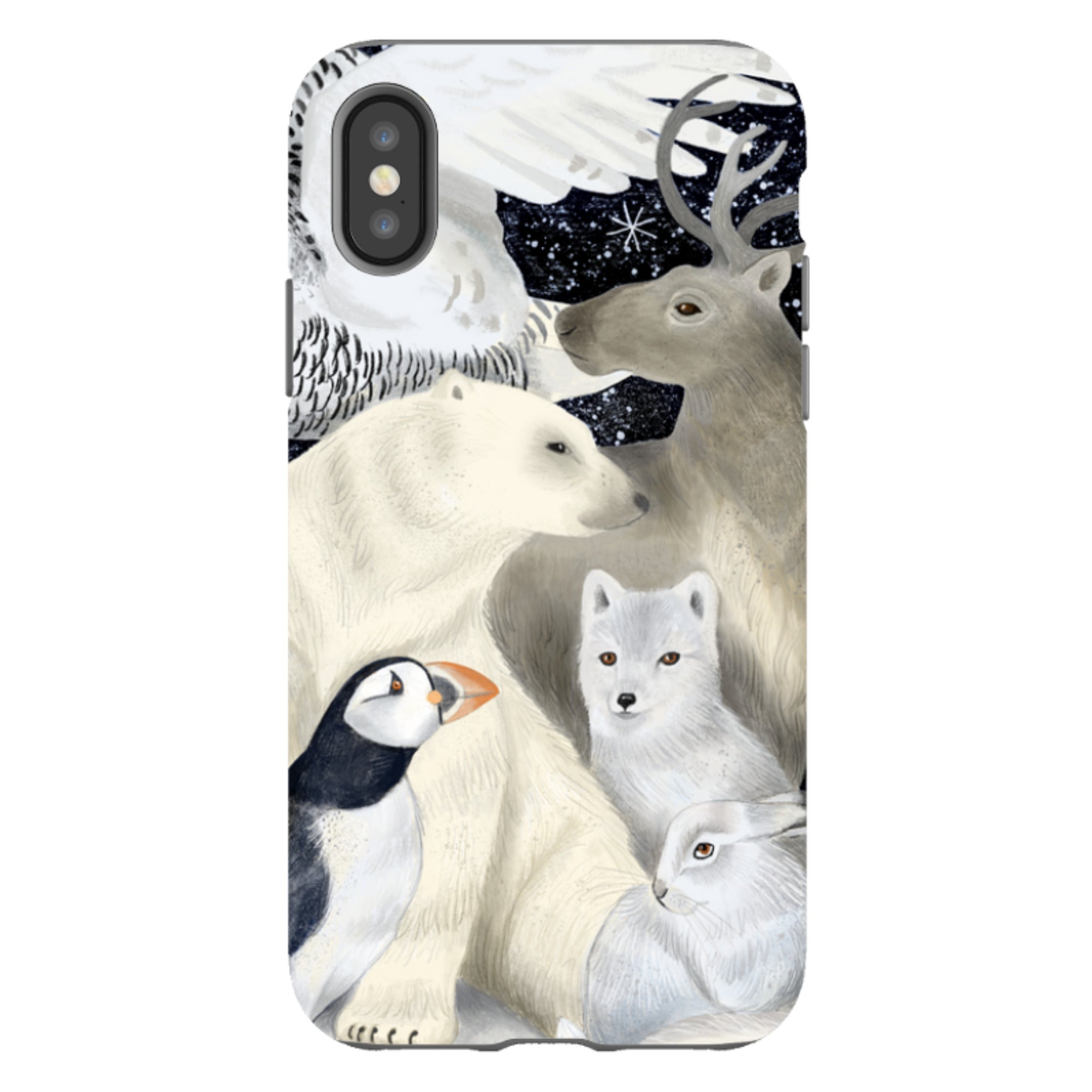 iPhone Tough Case - Creatures Of The North By Bex Parkin