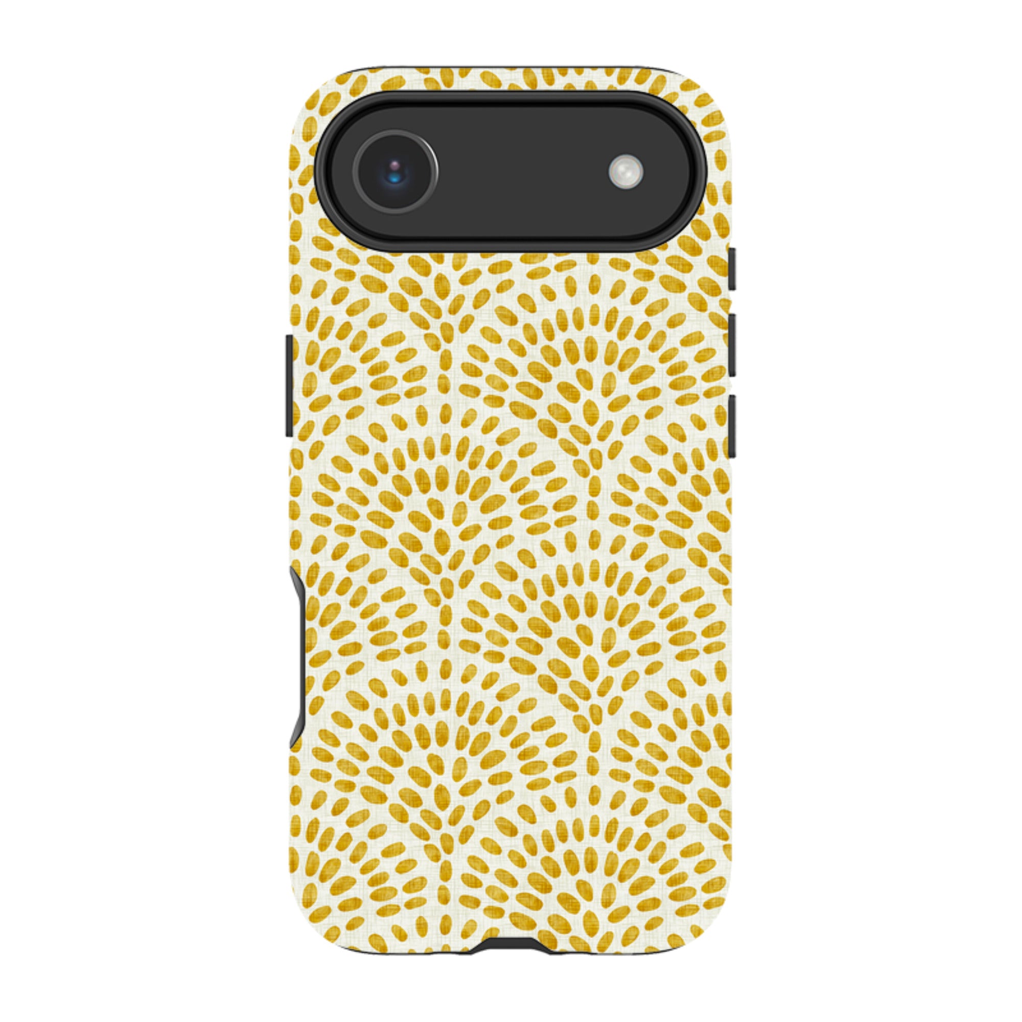 iPhone MagSafe Tough Case - Scallop - Mustard By Katherine Quinn
