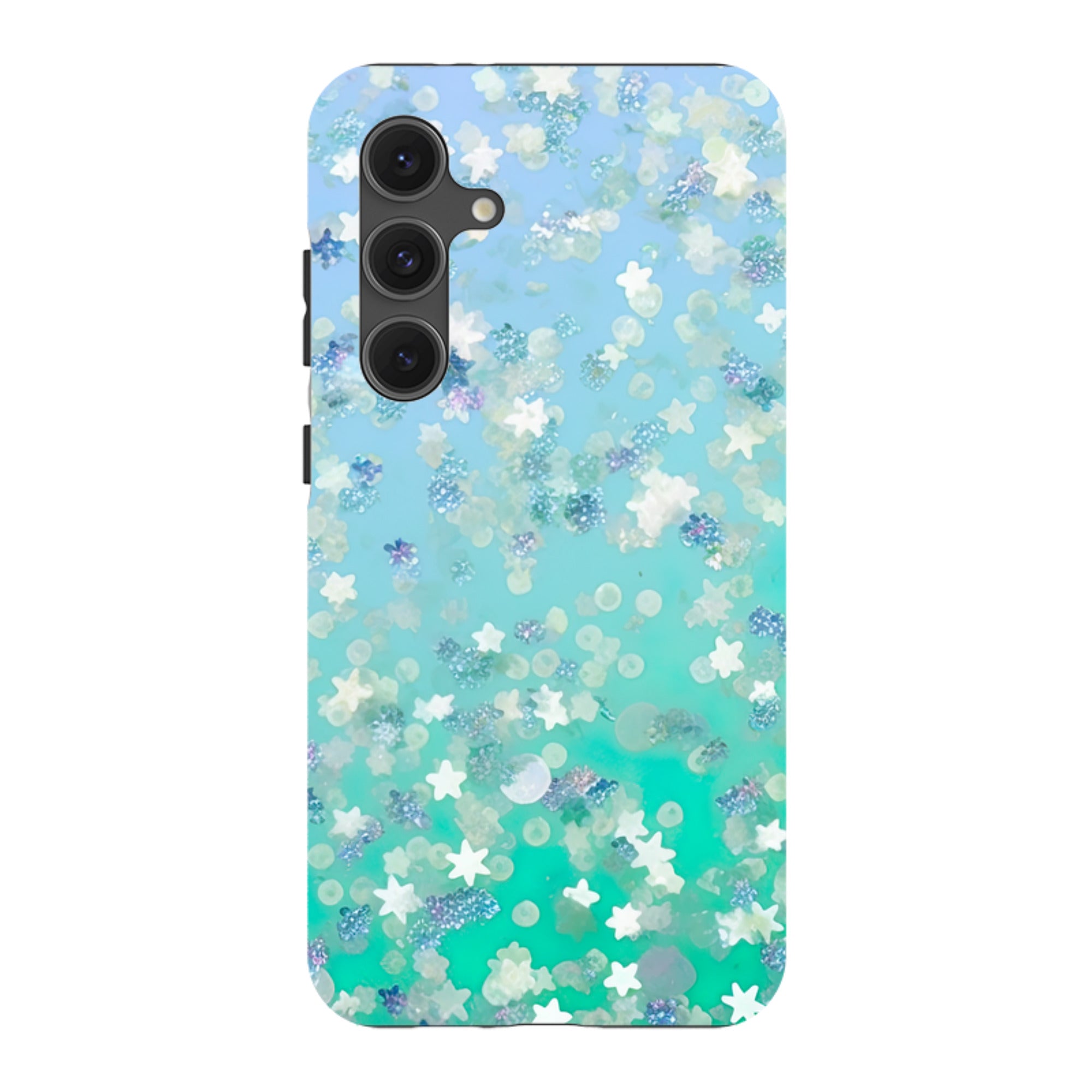 Samsung Tough Case - Green Stars