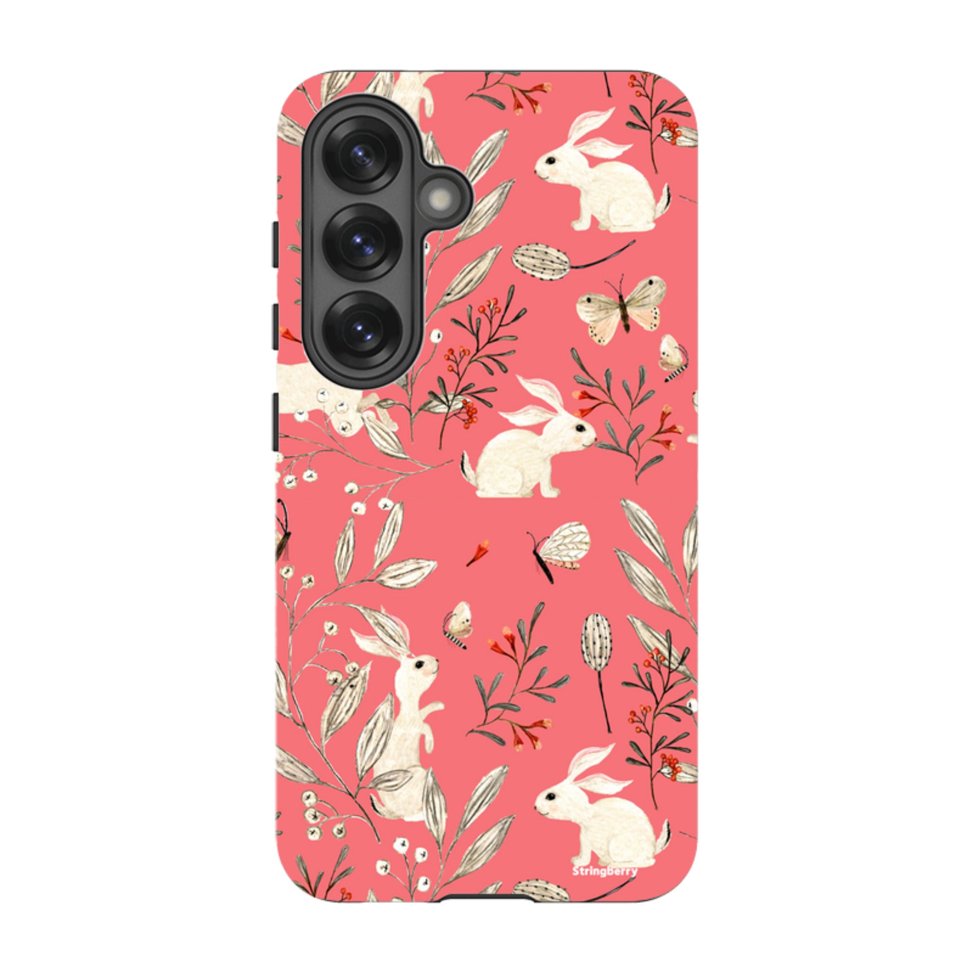 Samsung Tough Case - Bunnies Raspberries By Katherine Quinn