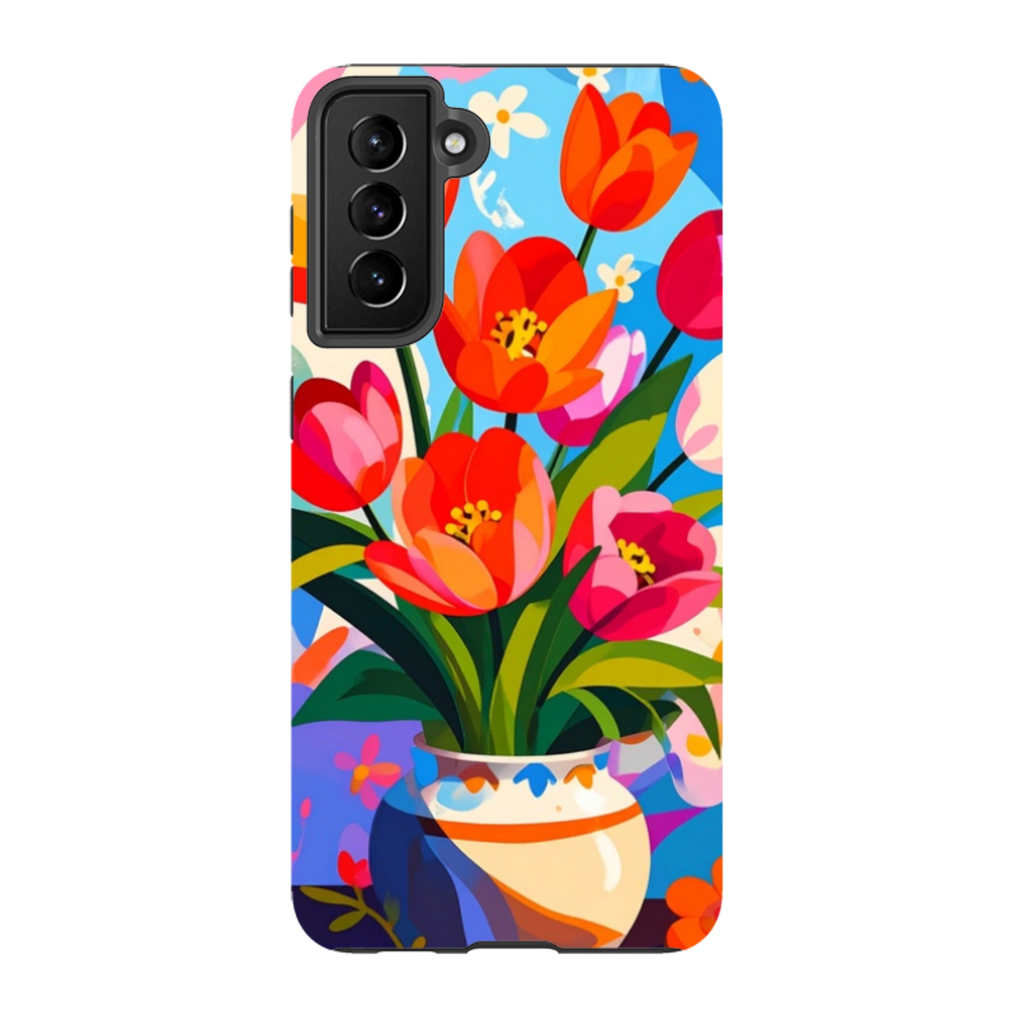 Samsung Tough Case - Tulip Pot Floral