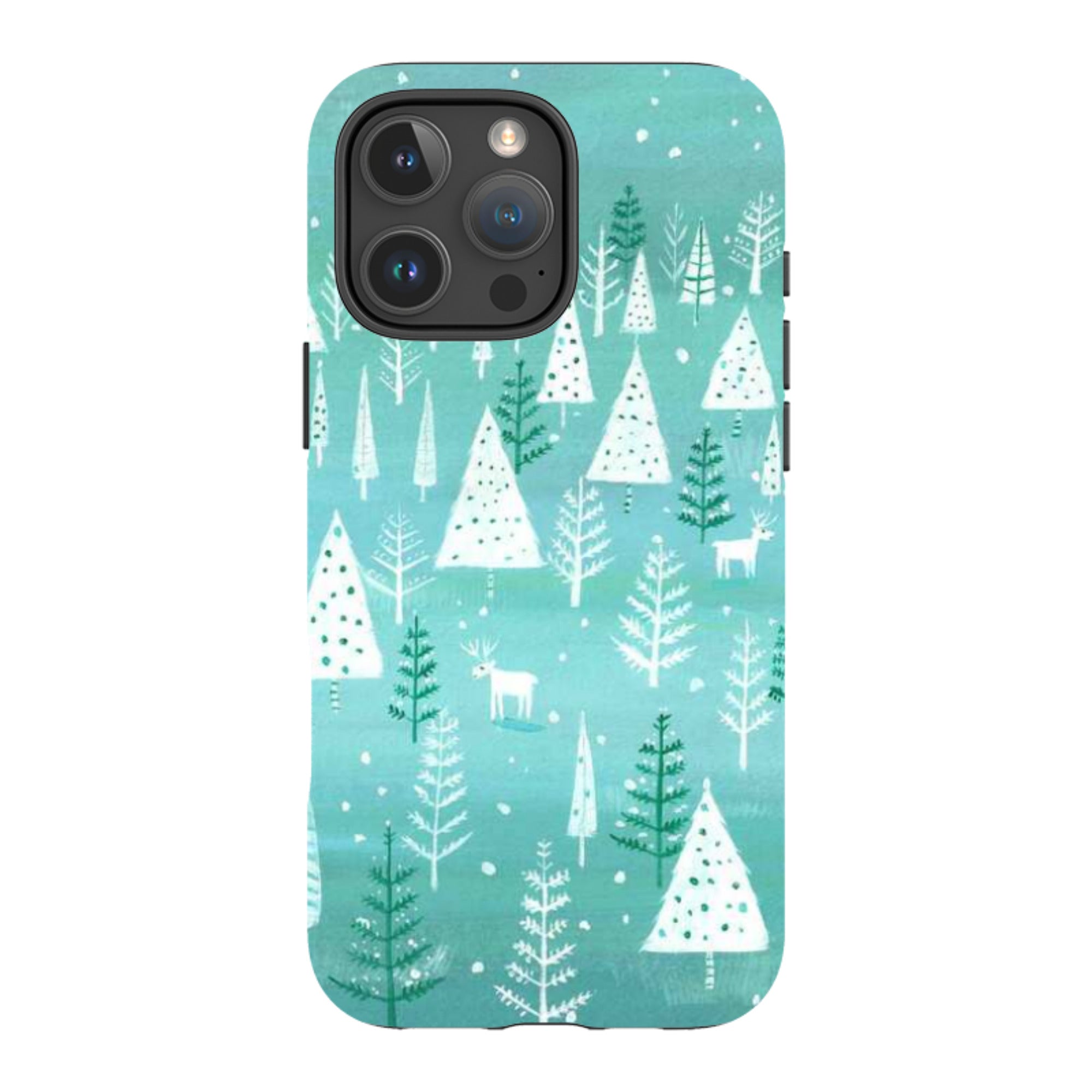 iPhone MagSafe Tough Case - Teal Tundra By Mary Stubberfield