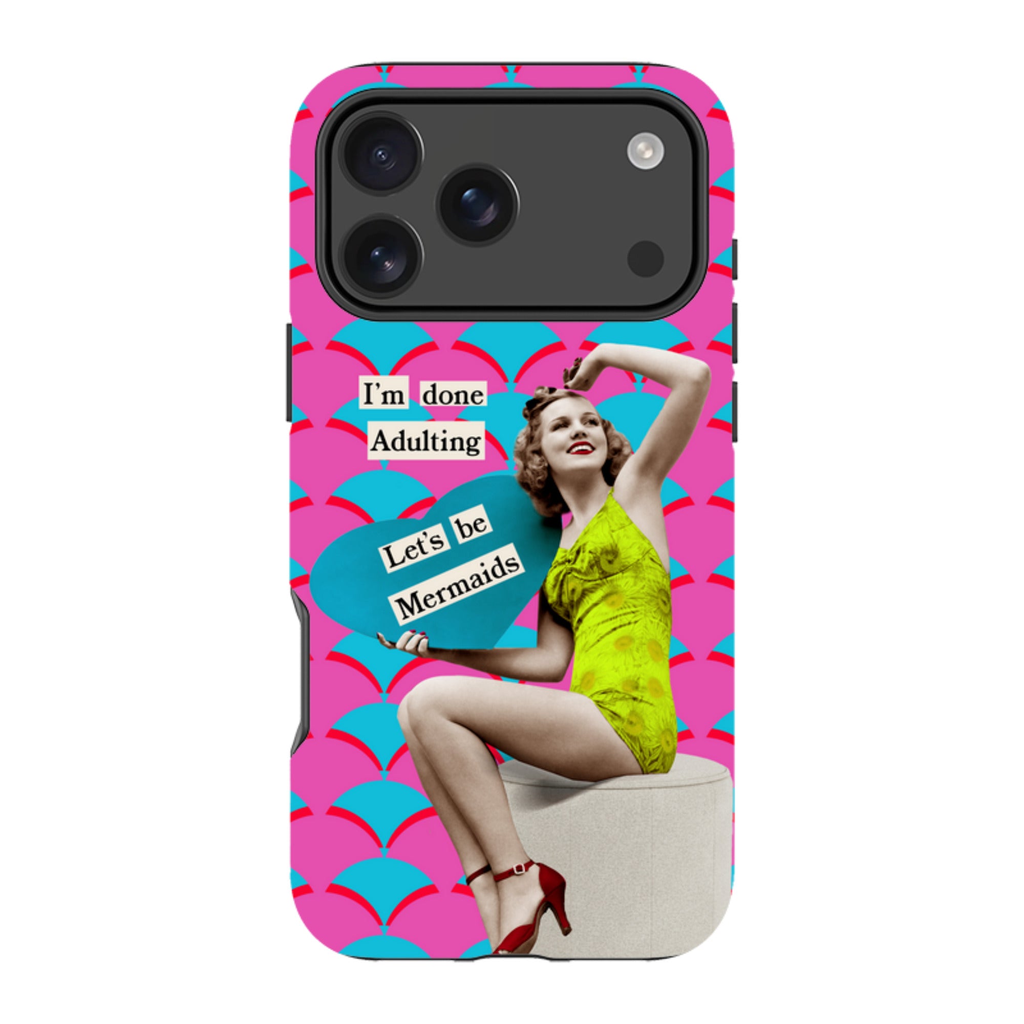 iPhone Tough Case - Mermaid By Clare Jordan