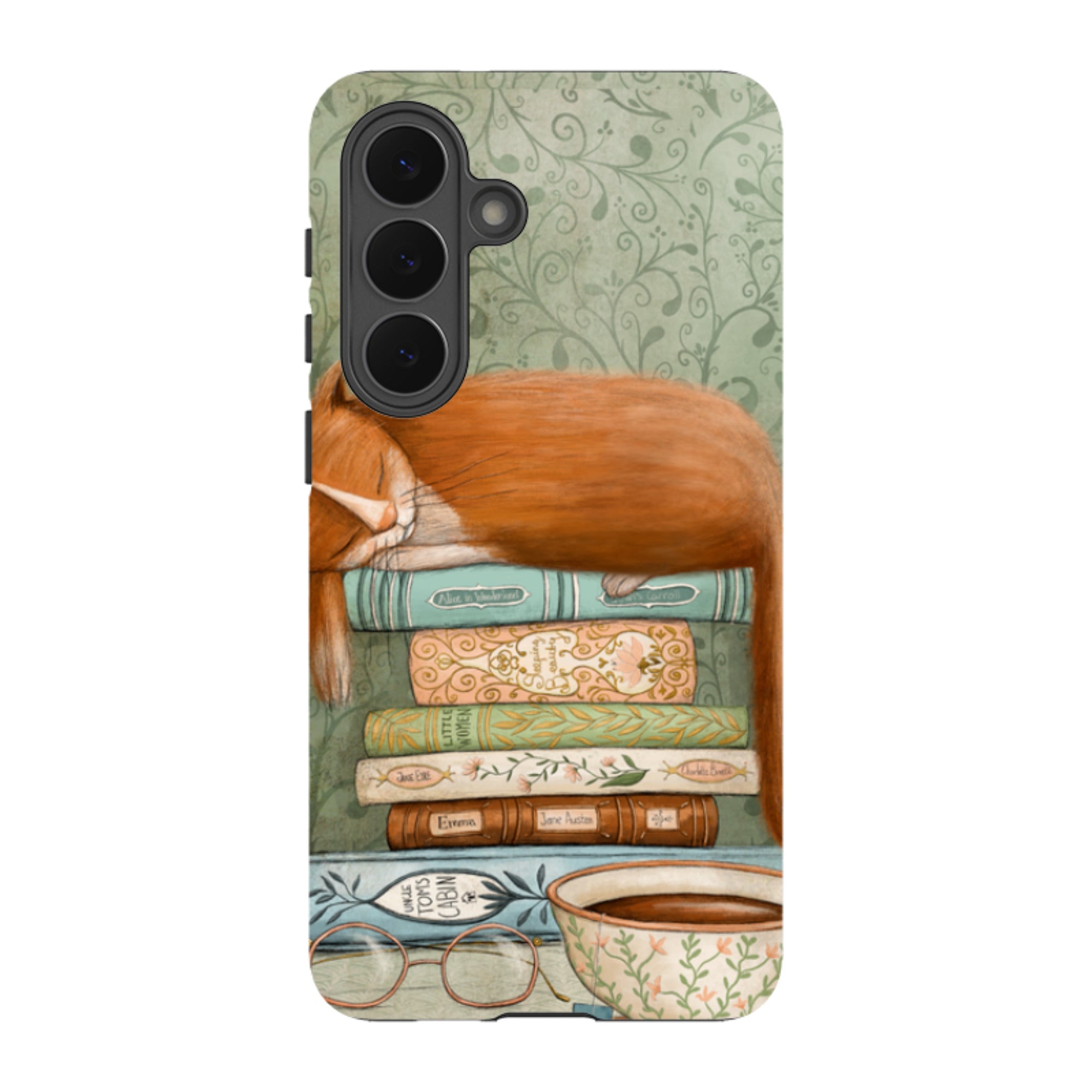 Samsung Tough Case - Cats and Books By Maja Lindberg