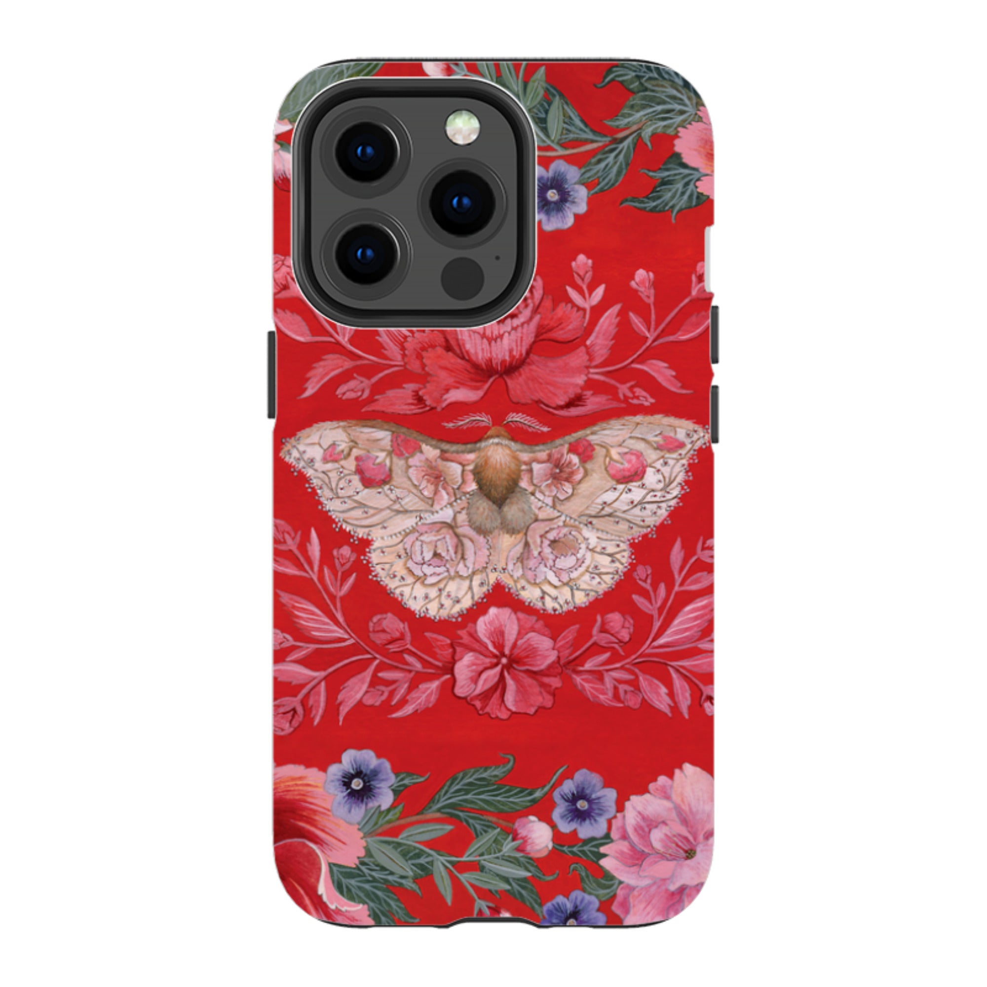 iPhone Tough Case - Blossom Moth By Maria Matos