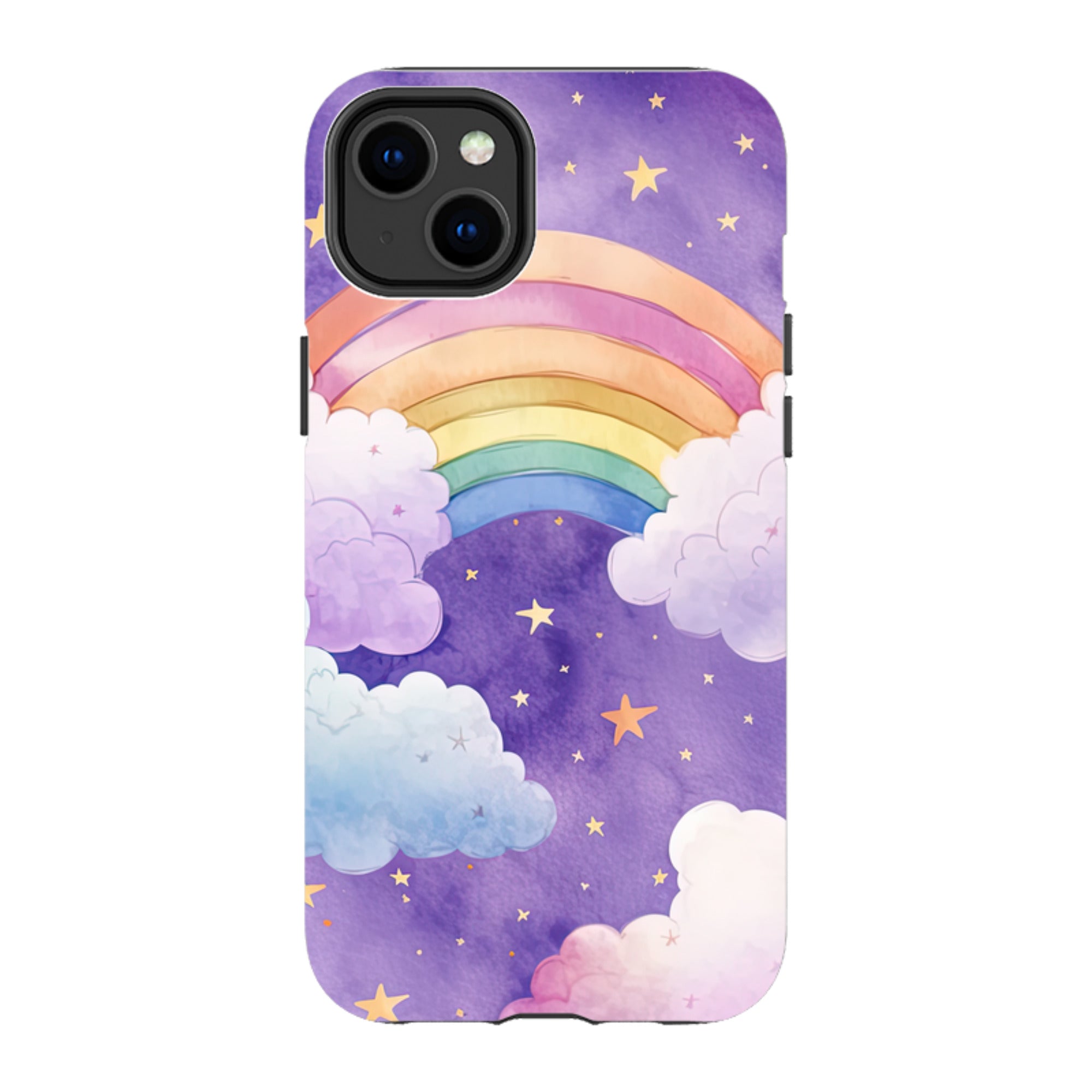 iPhone MagSafe Tough Case - Rainbow Clouds
