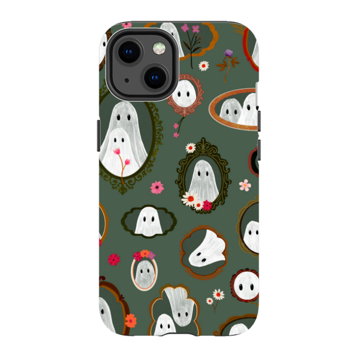 iPhone Tough Case - Framed Ghosts - Pine By Katherine Quinn