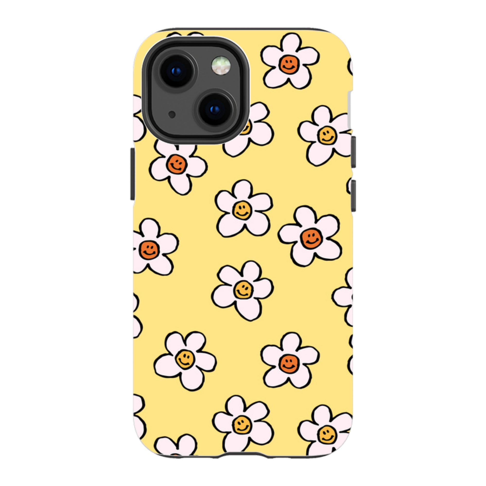iPhone Tough Case - Smiley Mellow Yellow