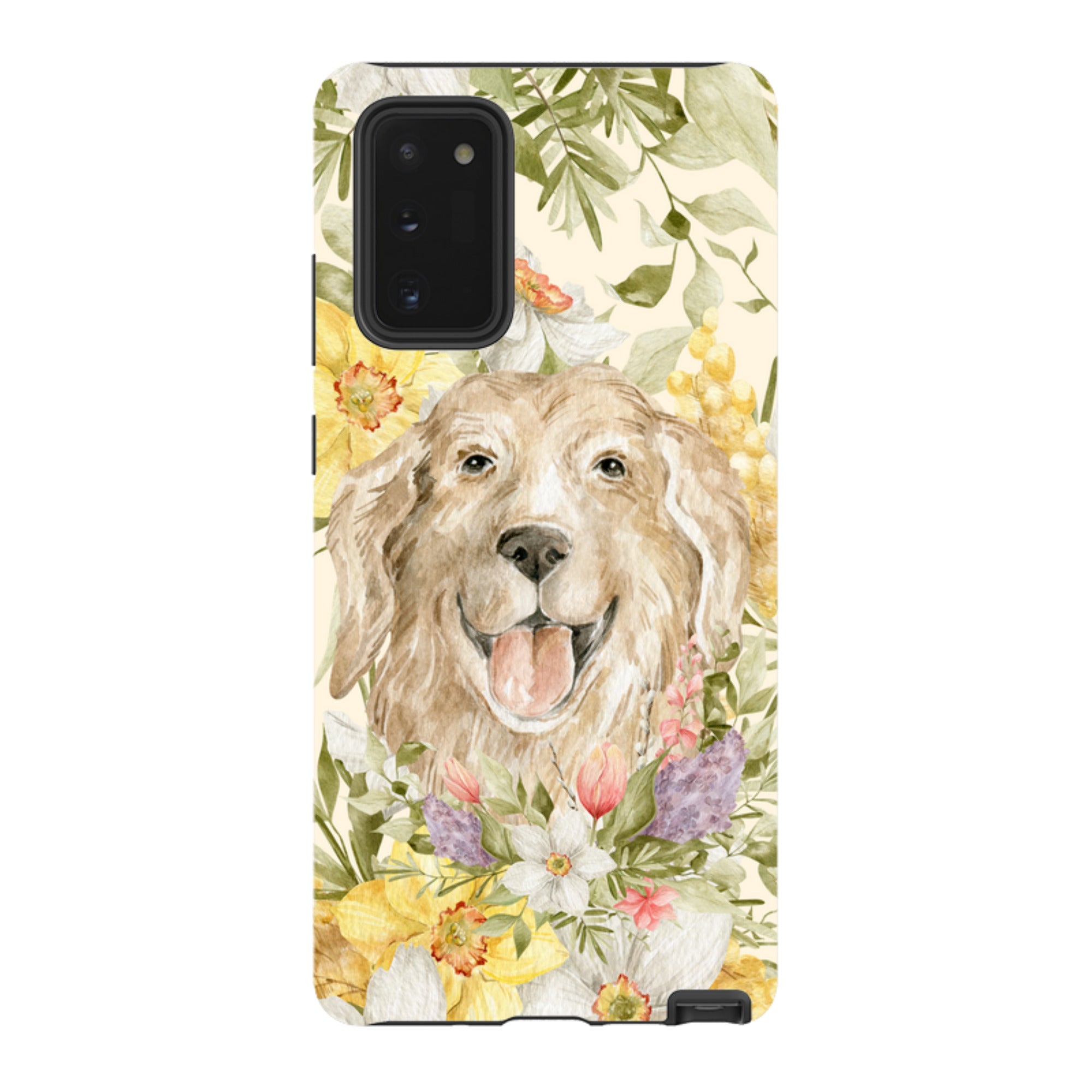 Samsung Tough Case - Floral Dog