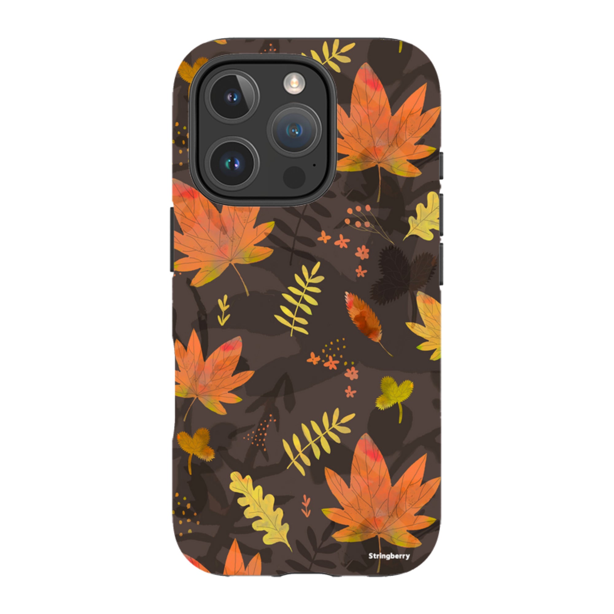 iPhone Tough Case - Autumn Leaves Yellow
