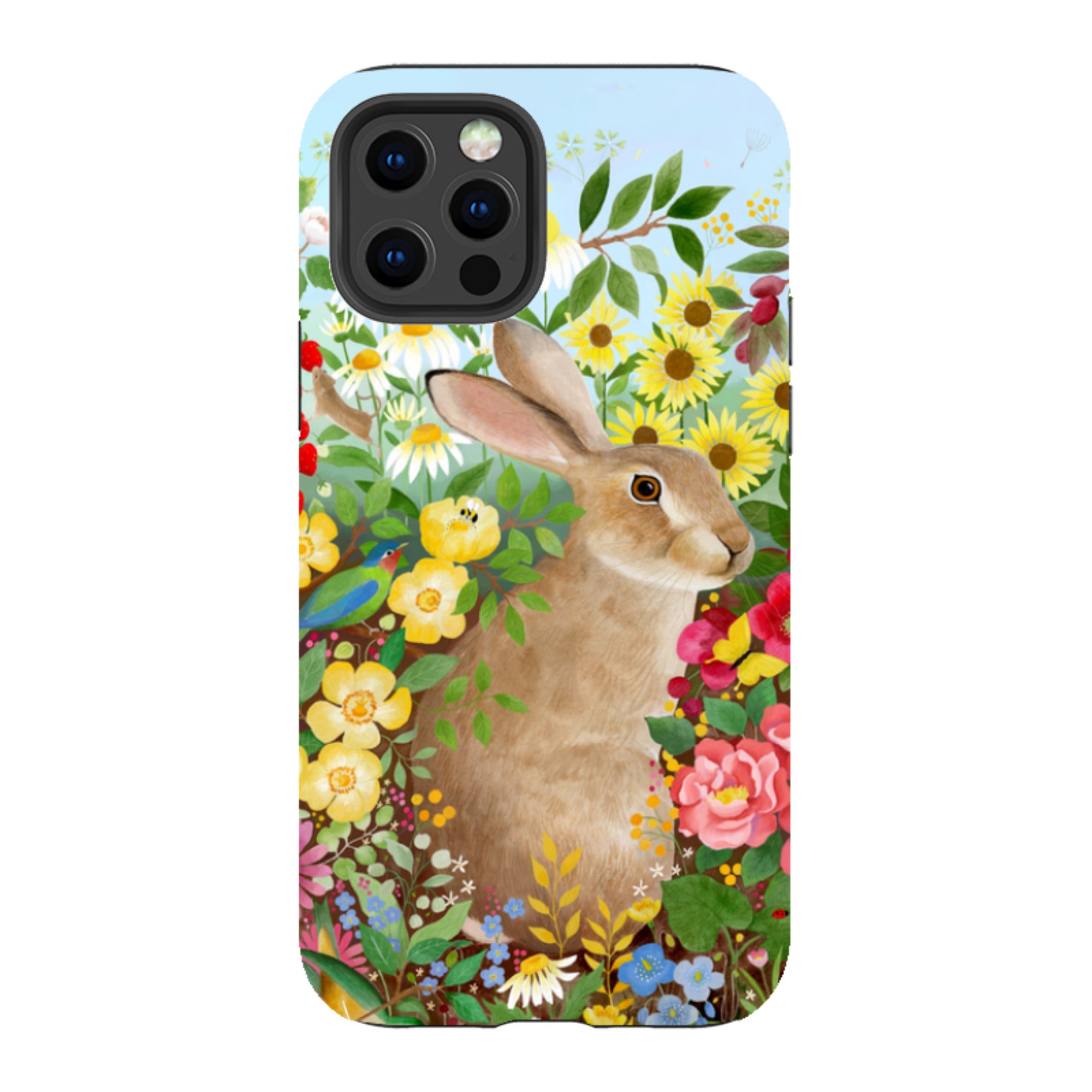 iPhone Tough Case - Rabbit Garden By Bex Parkin
