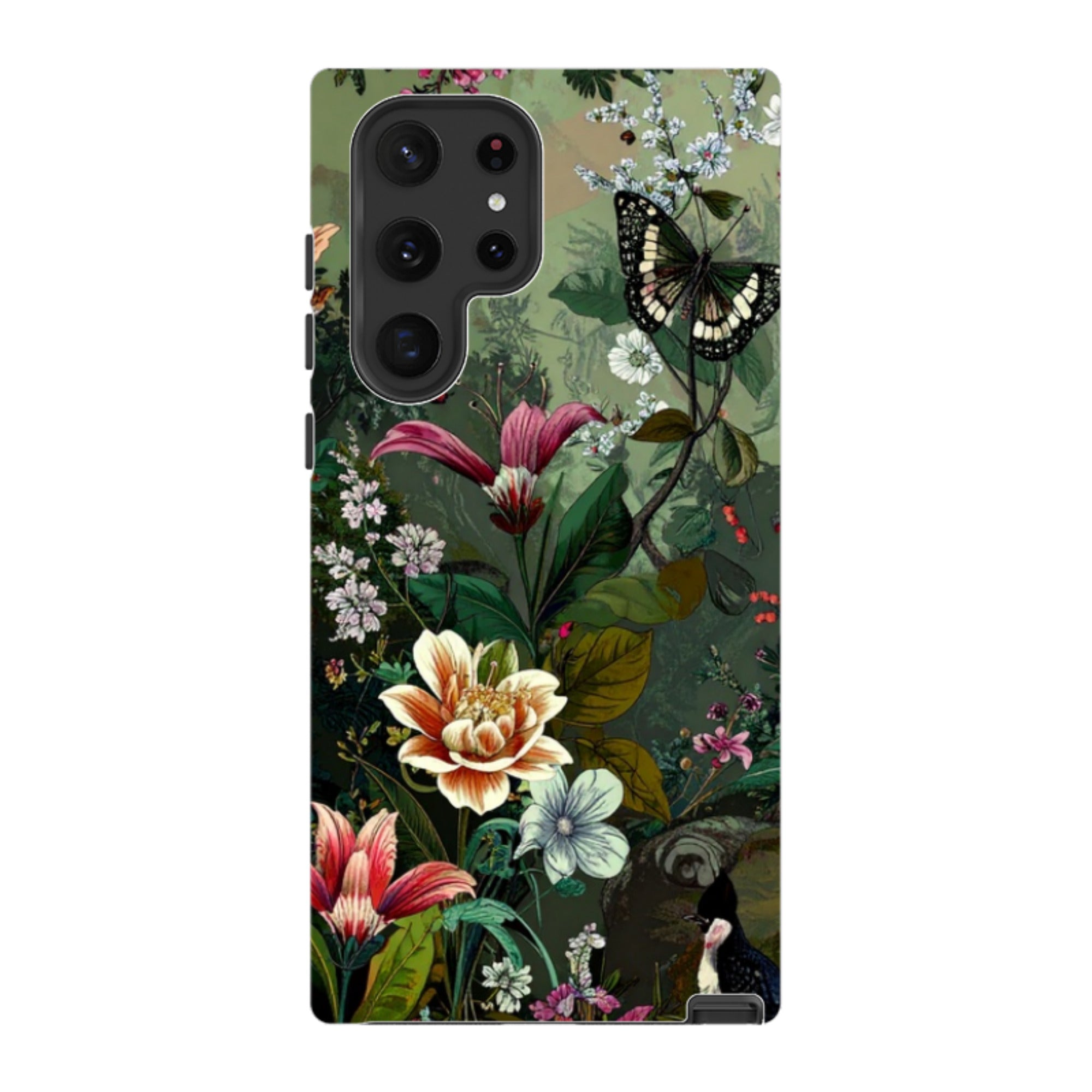 Samsung Tough Case - Green Vyne Butterfly
