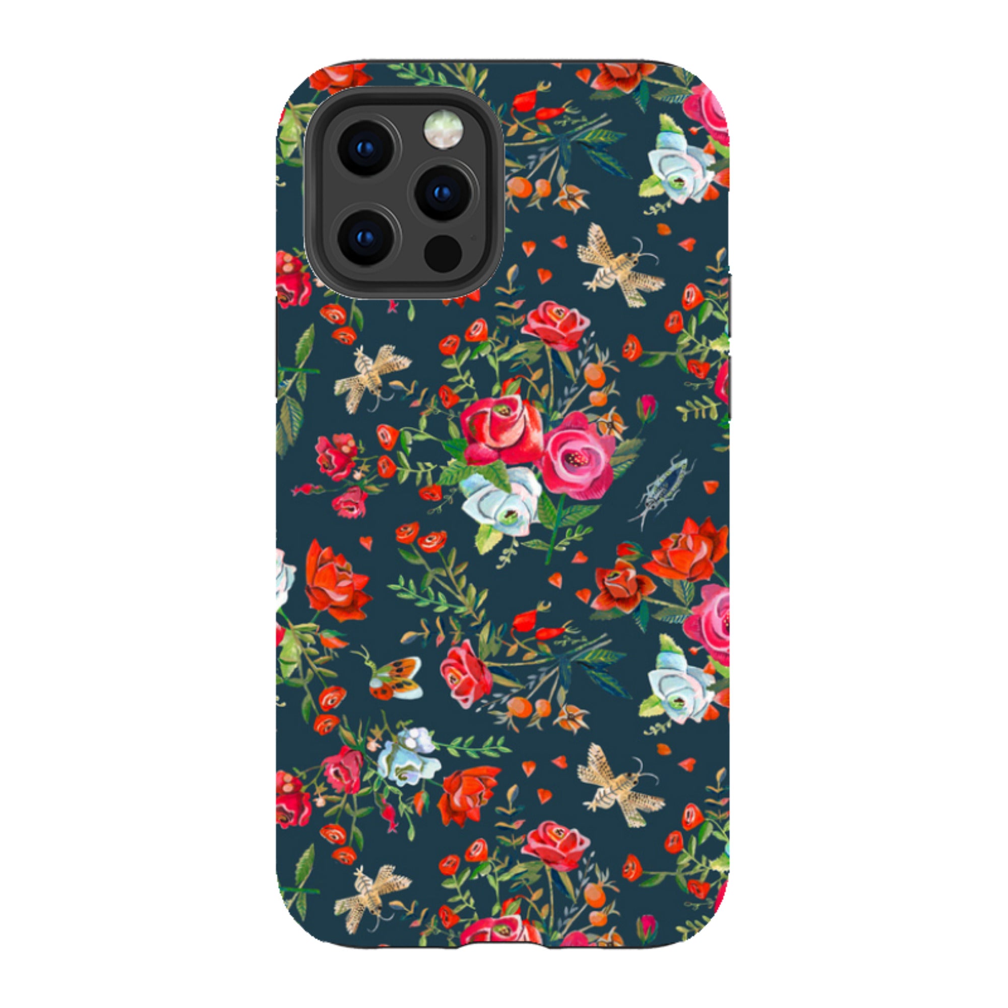 iPhone Tough Case - Blue Roses By Caroline Bonne Muller