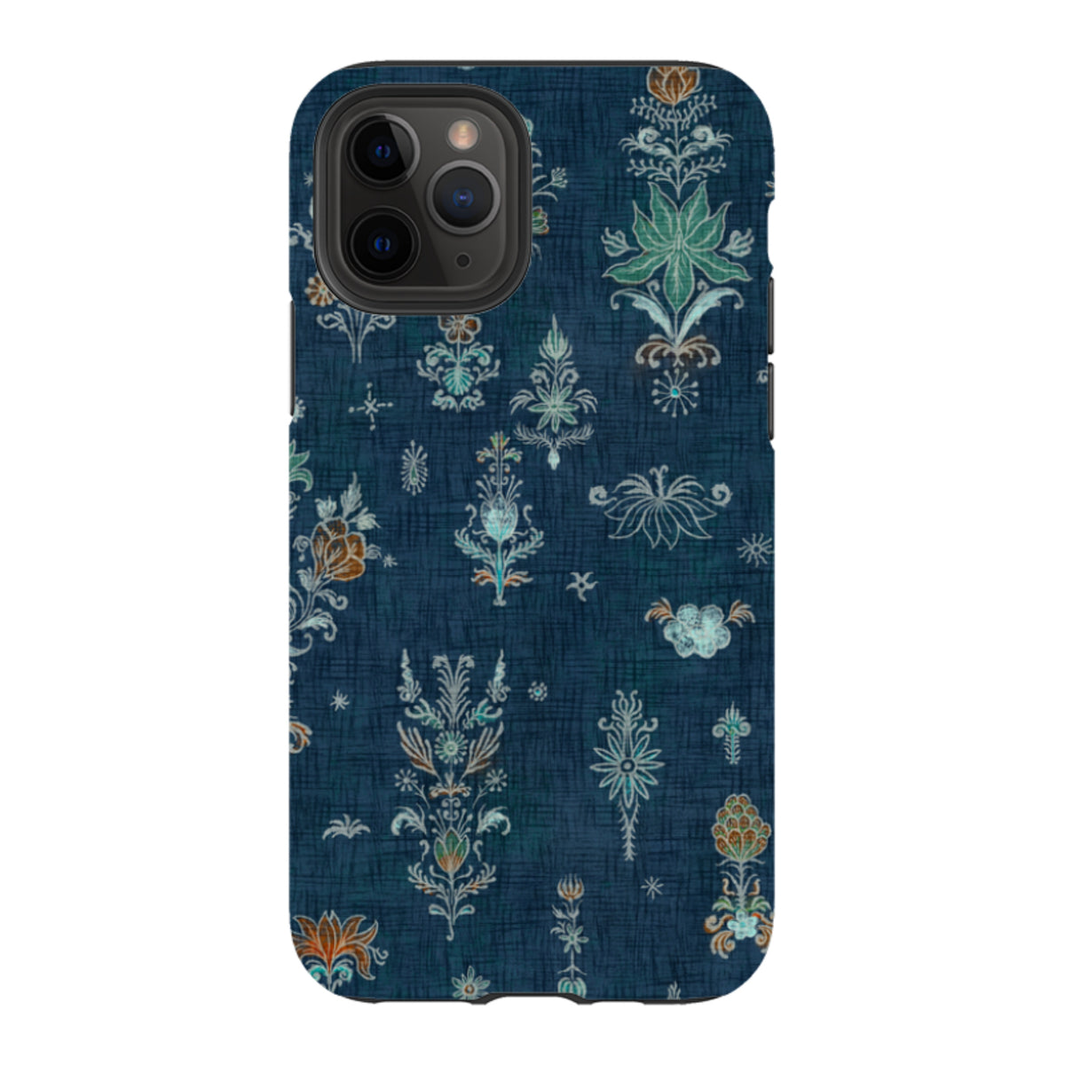 iPhone Tough Case - Jewel Spirit - Navy Rust By Katherine Quinn