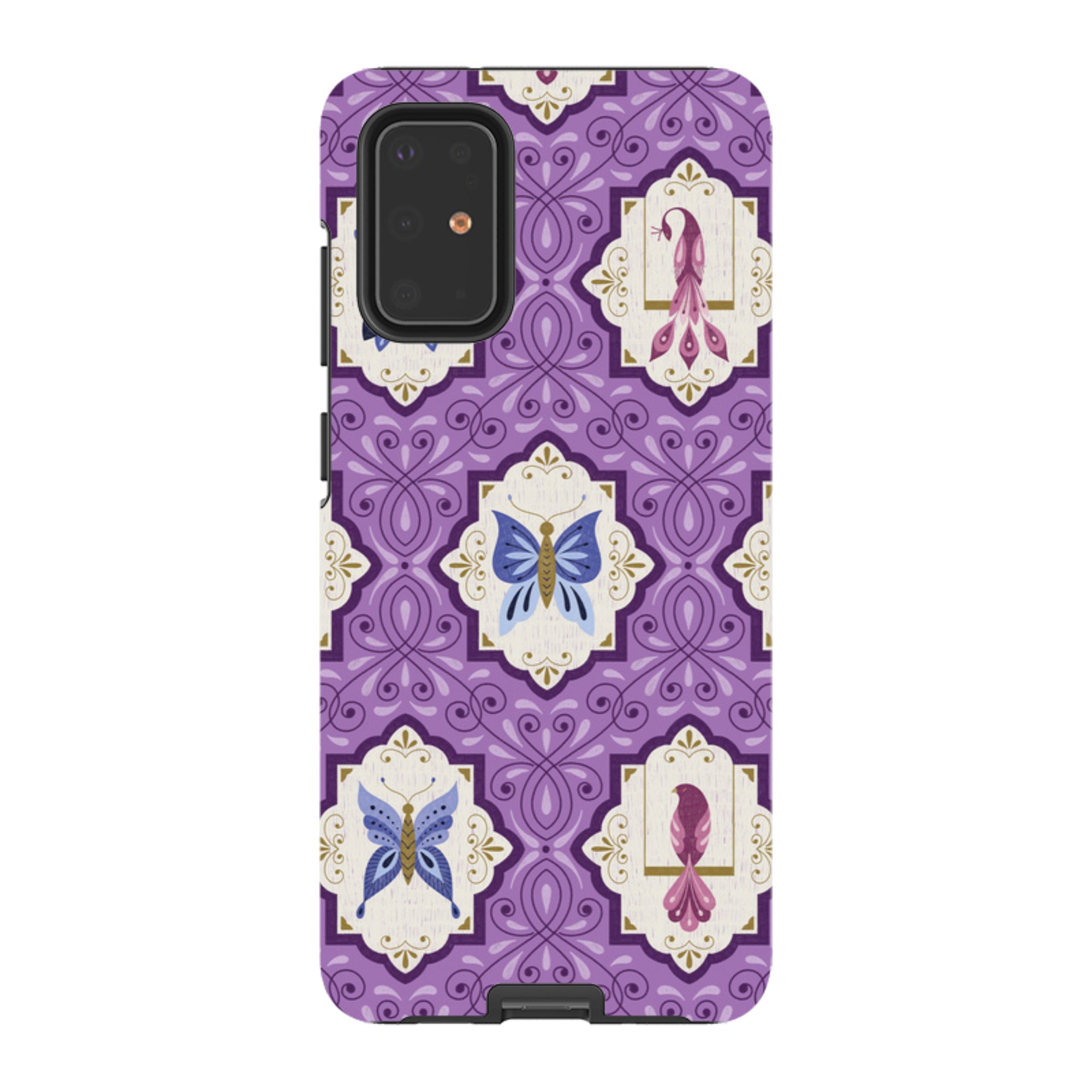 Samsung Tough Case - Wingframes Med Purple By Jenny Zemanek