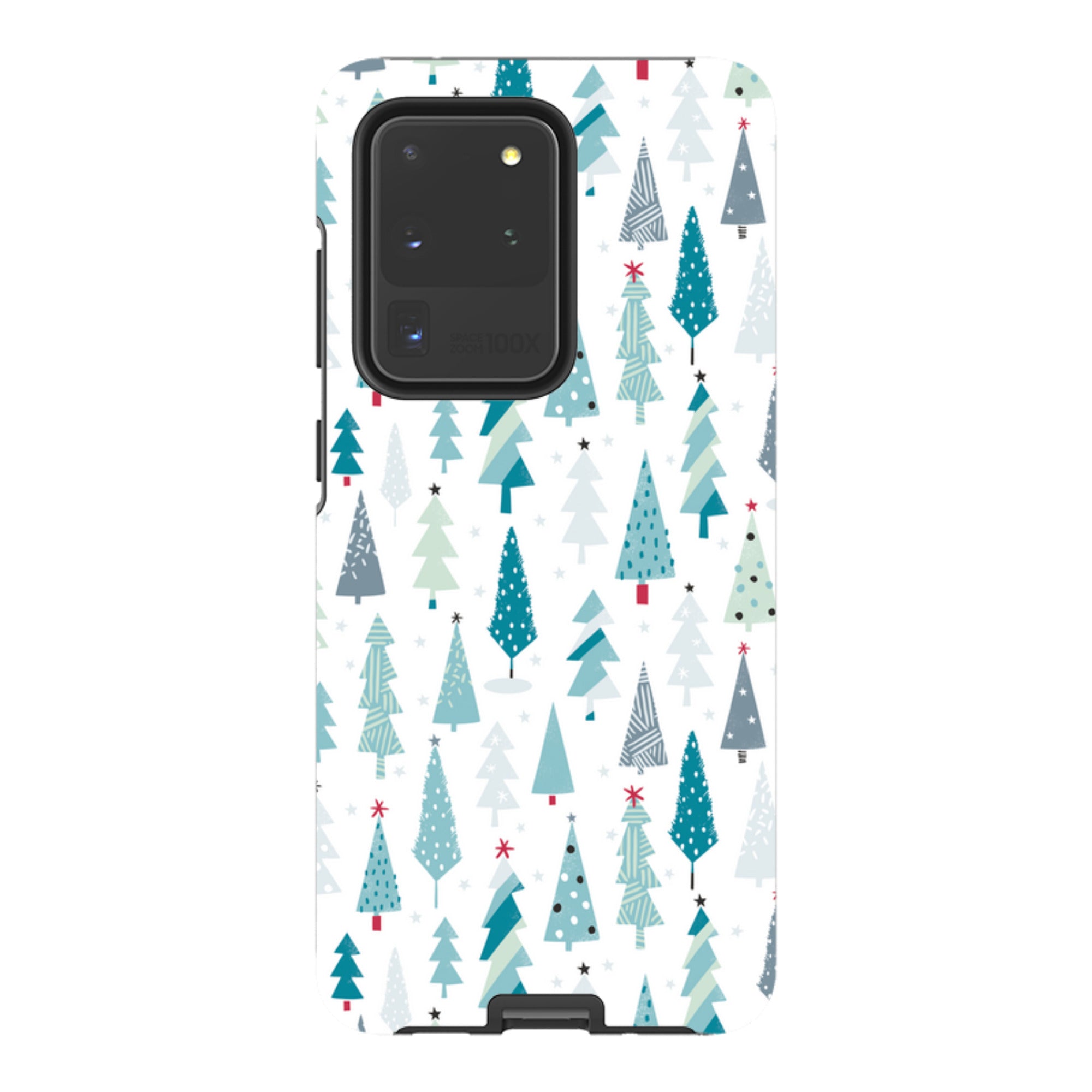 Samsung Tough Case - Little Xmas Trees By Ali Brookes