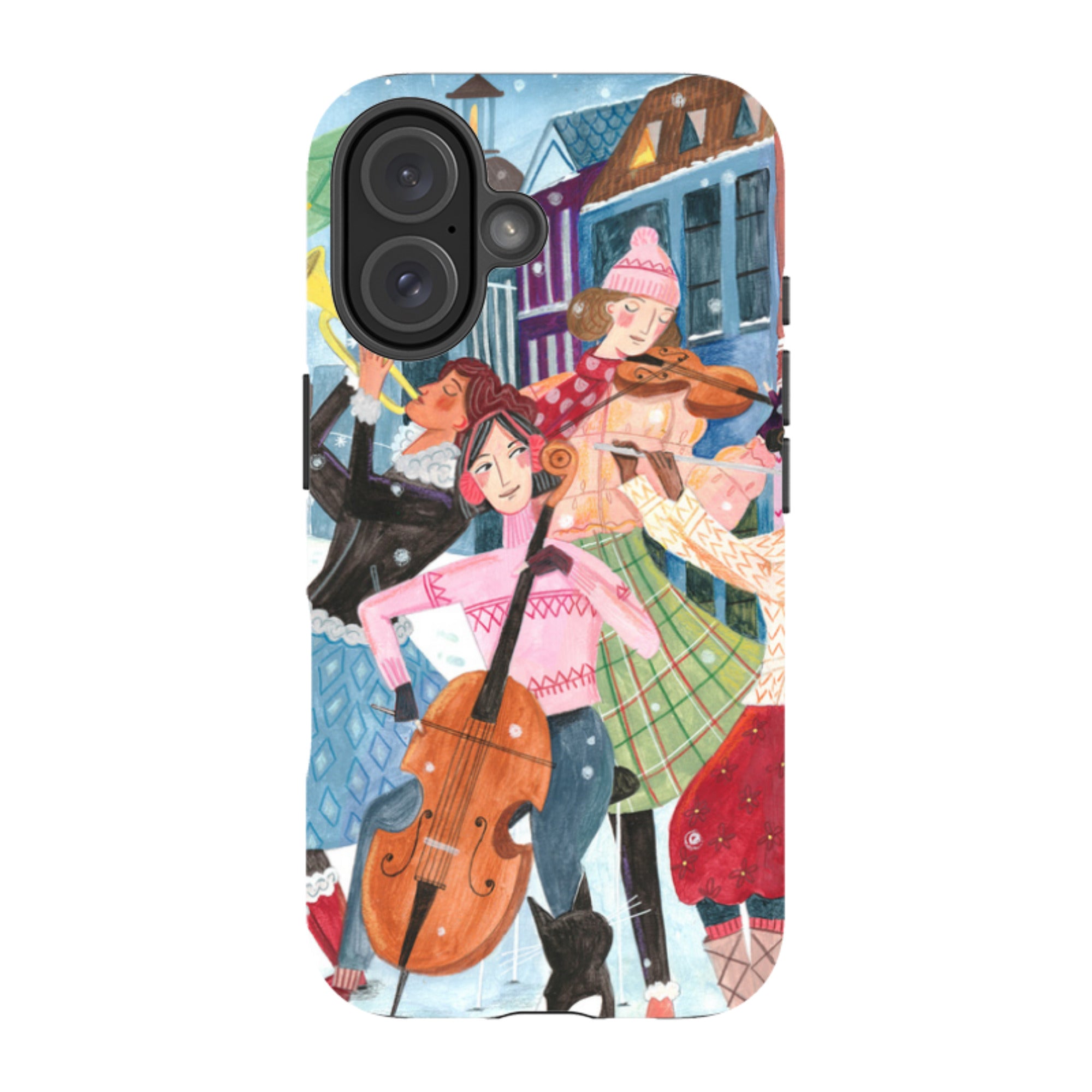 iPhone MagSafe Tough Case -  Musical Winter By Caroline Bonne Muller