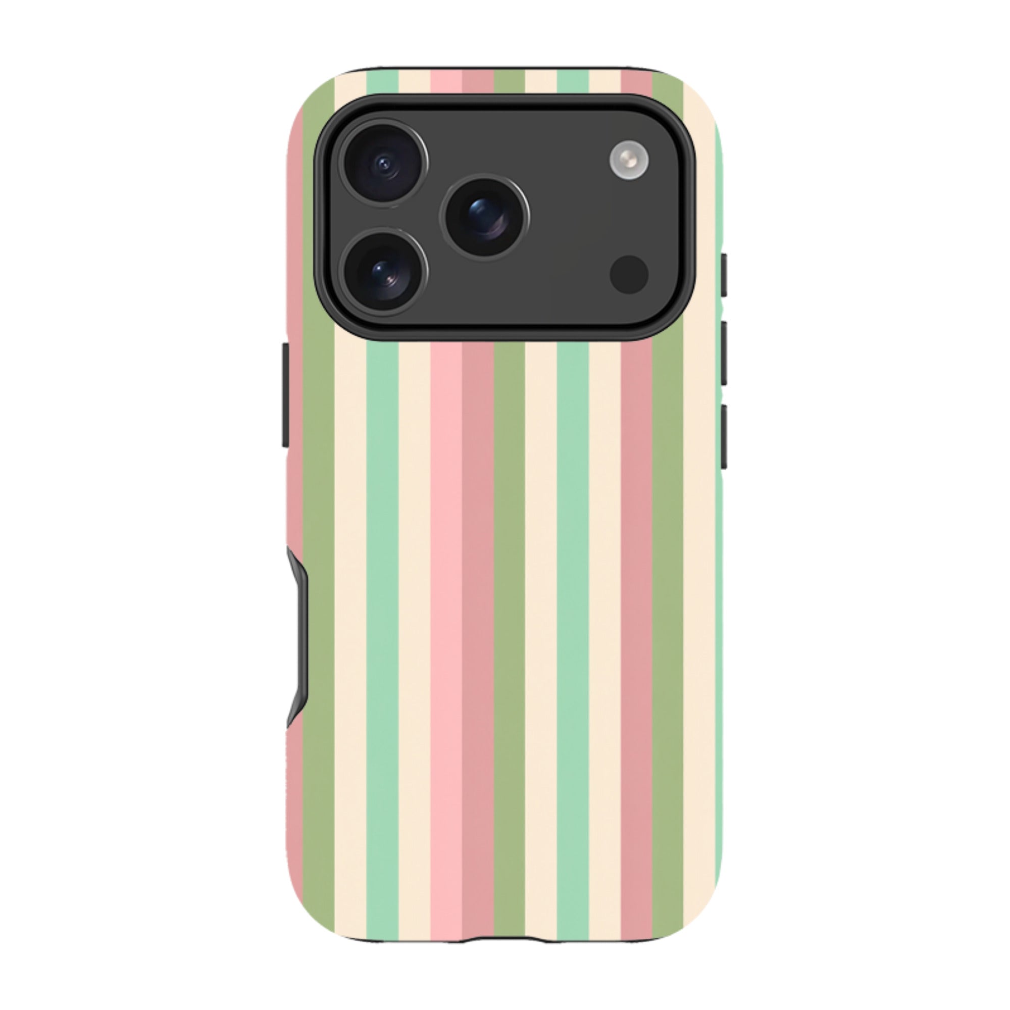 iPhone Tough Case - Pastel Stripe