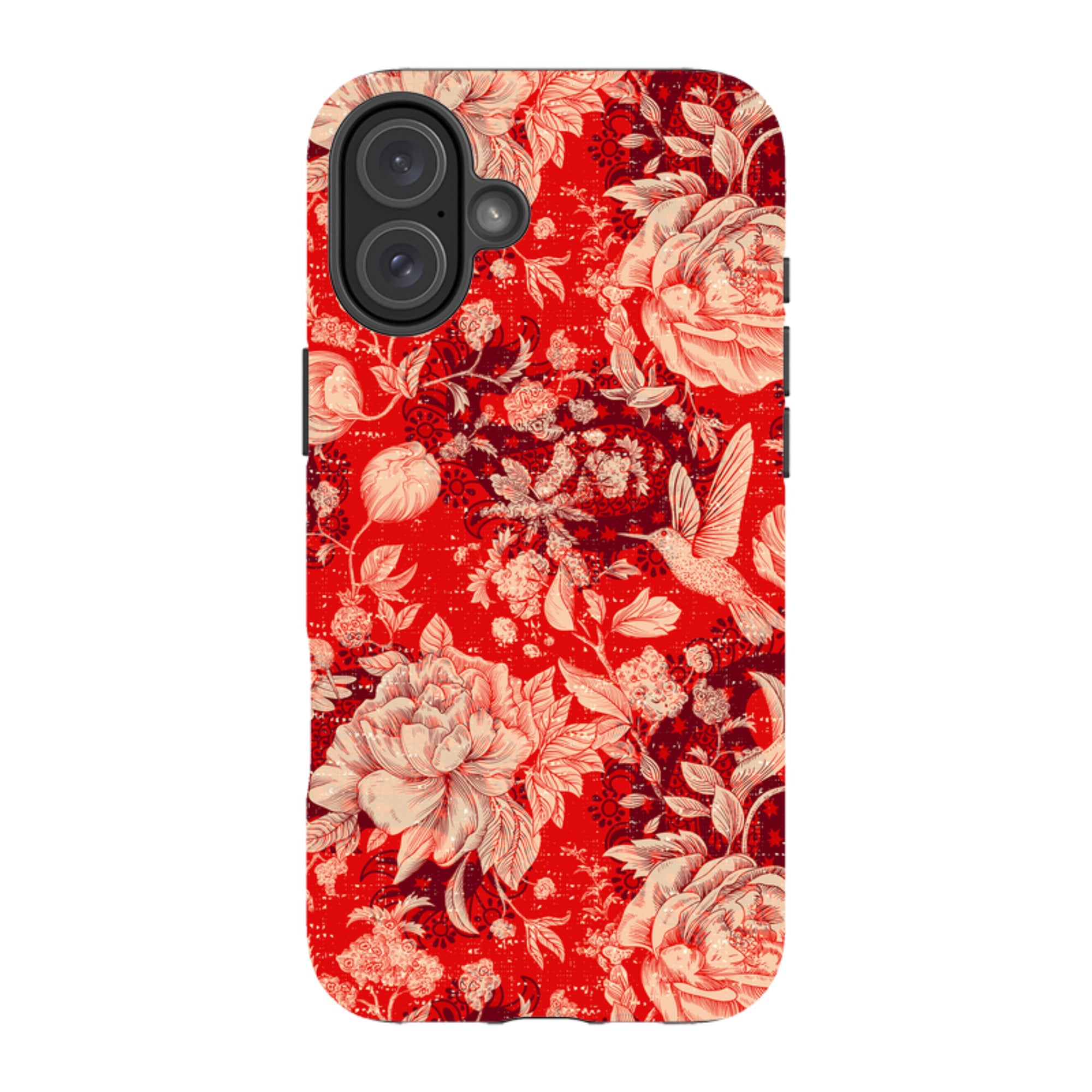 iPhone Tough Case - Red Peonies