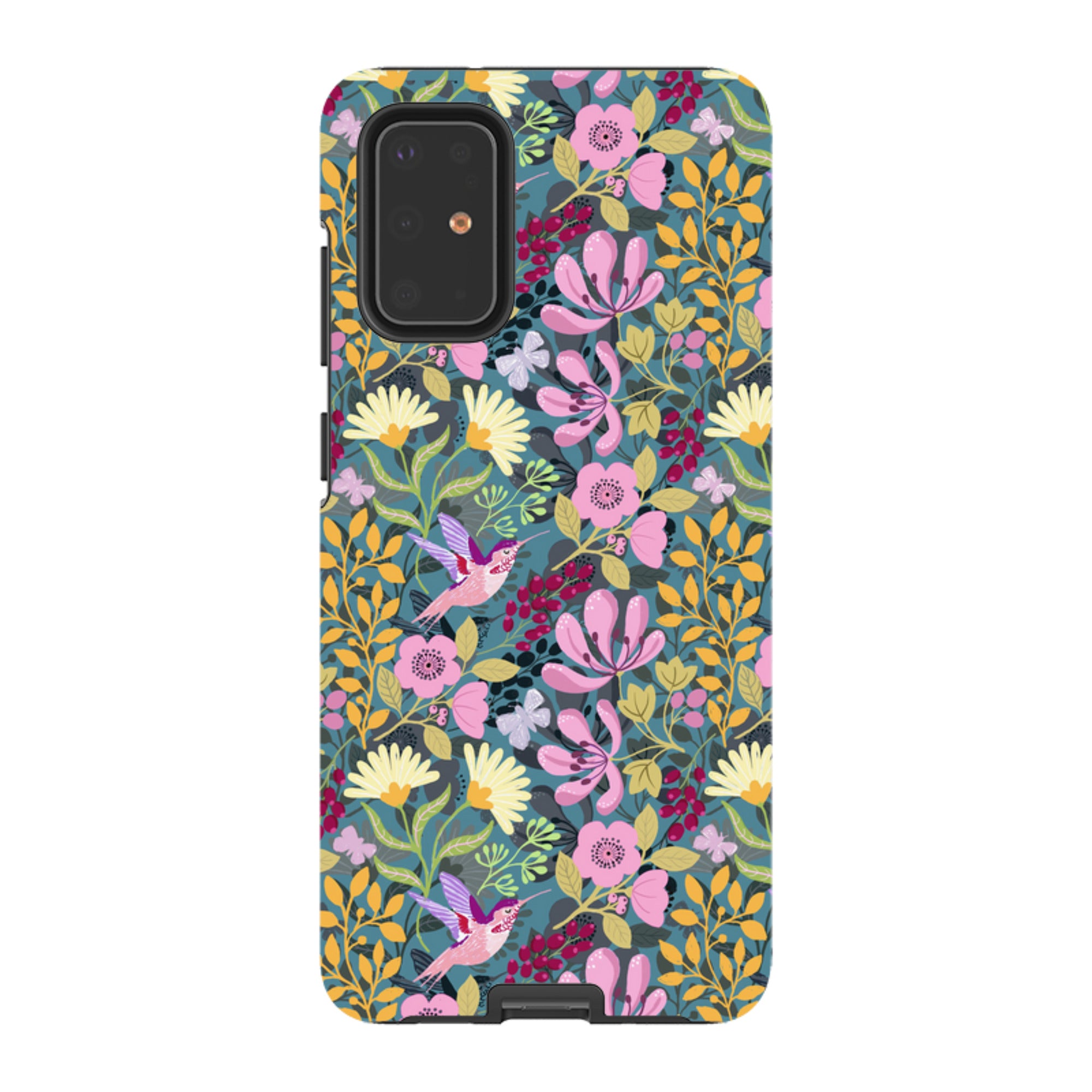 Samsung Tough Case - Hummingbird Pattern By Bex Parkin