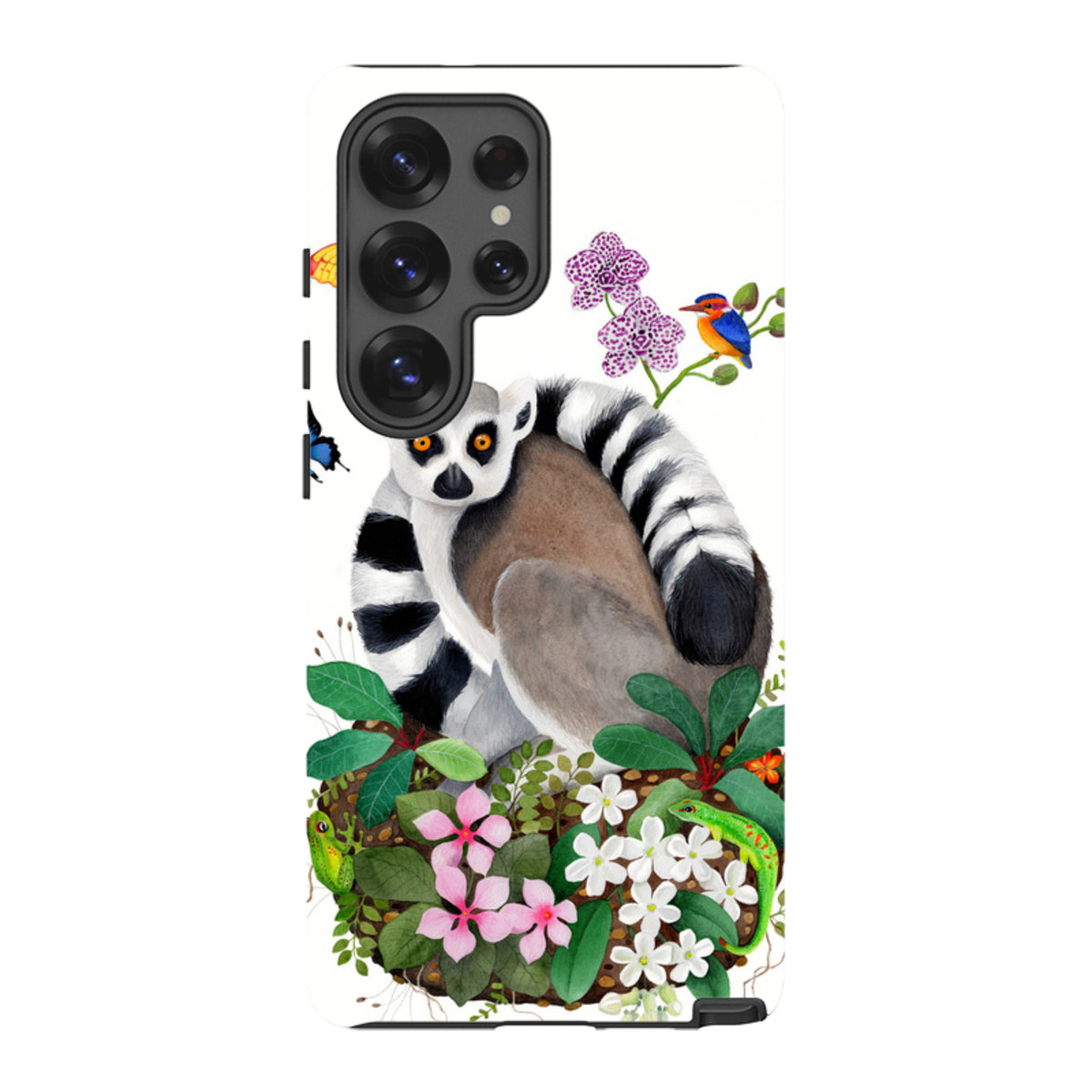 Samsung Tough Case - Madagascar Lemur By Bex Parkin