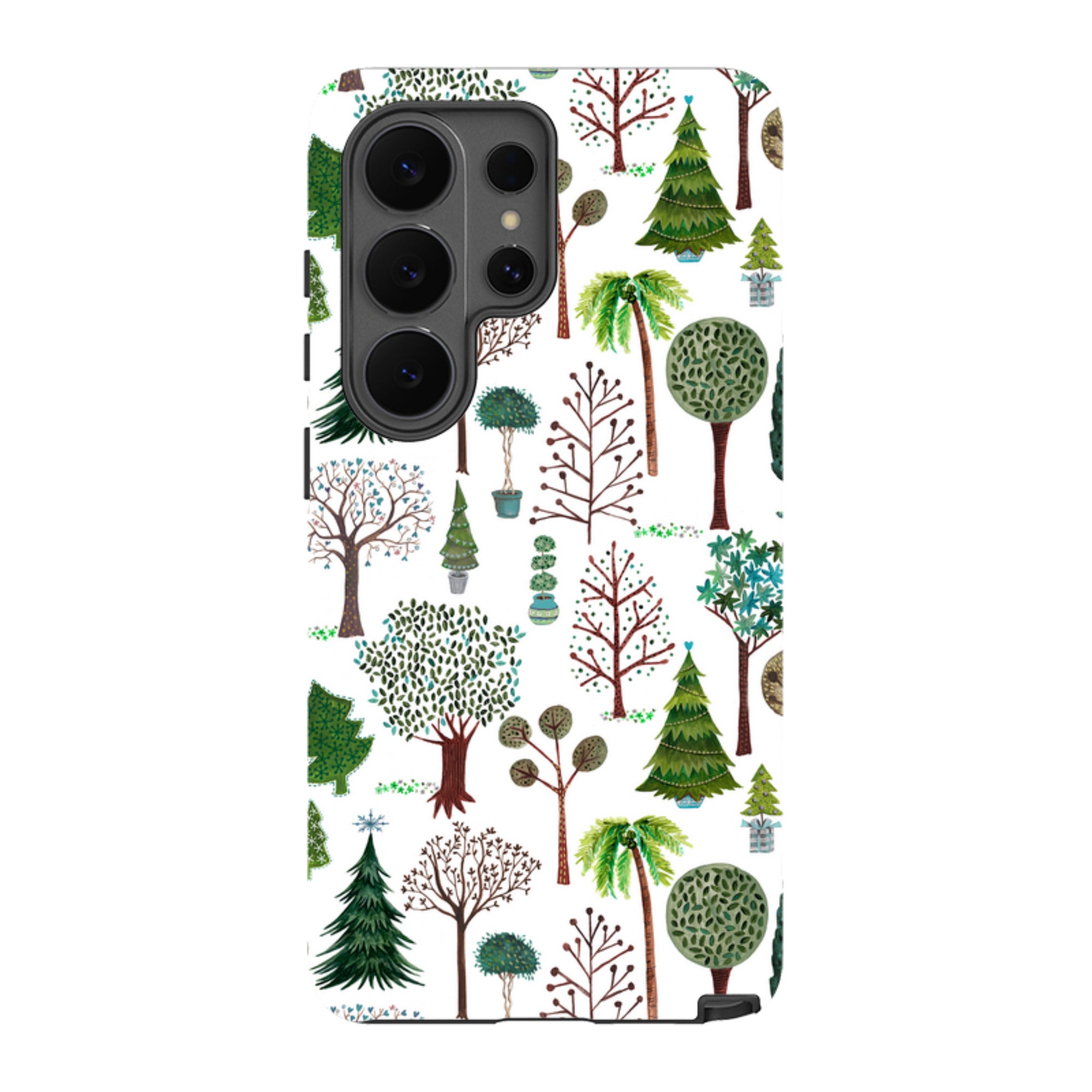 Samsung Tough Case - Xmas Trees By Caroline Bonne Muller