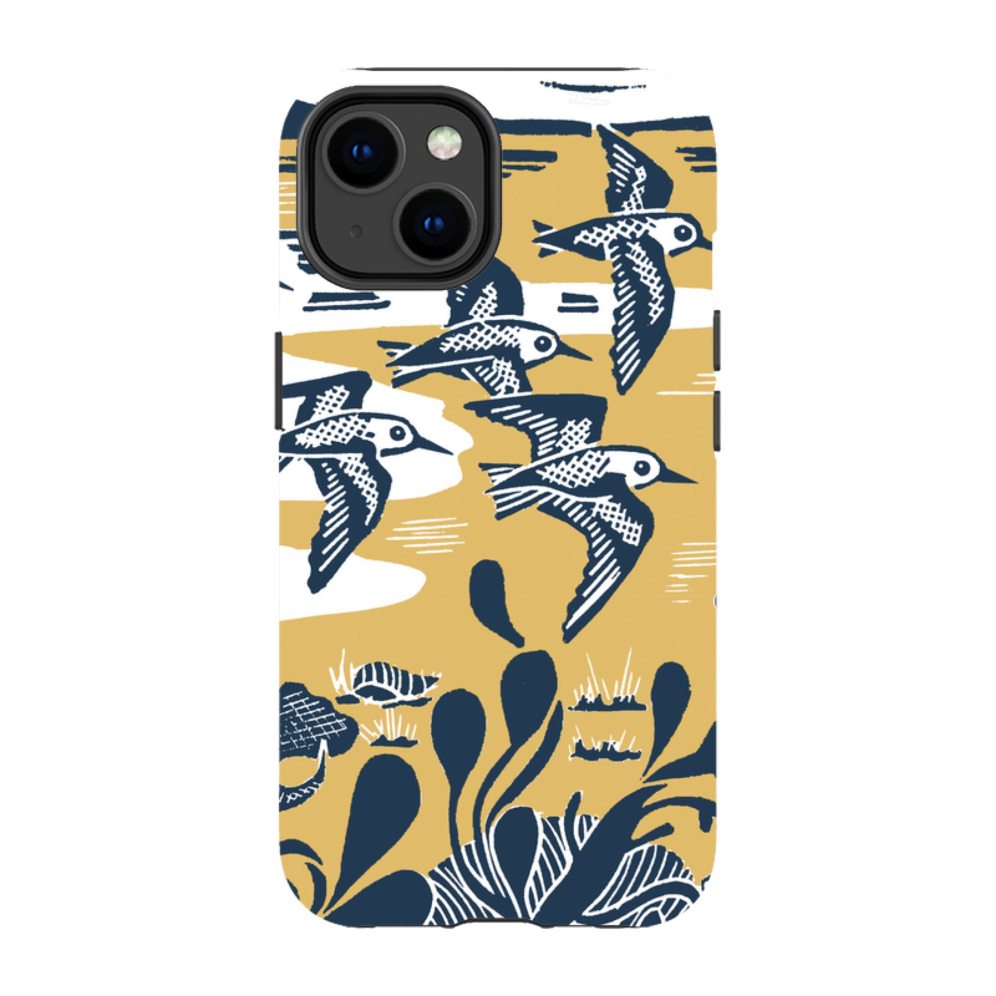 iPhone Tough Case - Sanderlings At The Shore By Kate Heiss