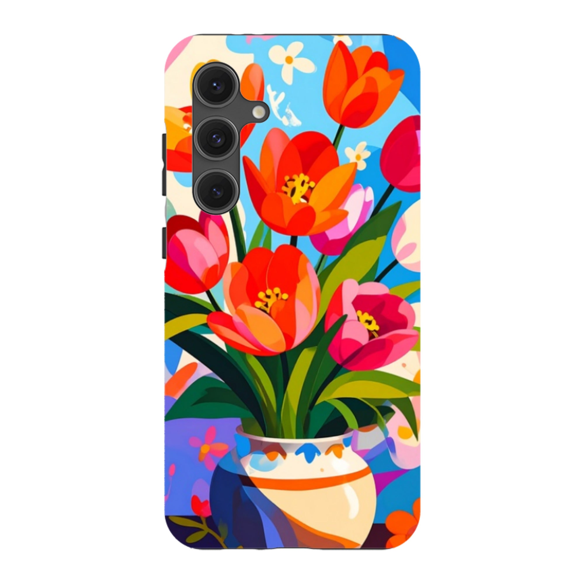 Samsung Tough Case - Tulip Pot Floral