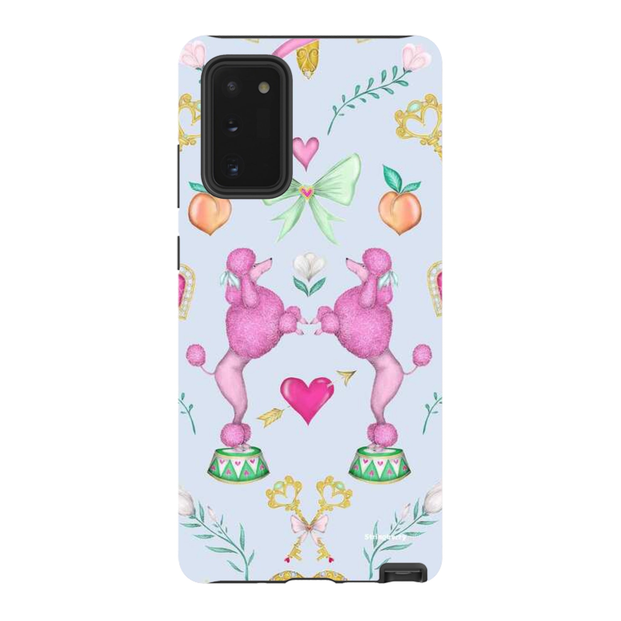 Samsung Tough Case - Pink Poodle Parlour Powder By Catherine Rowe