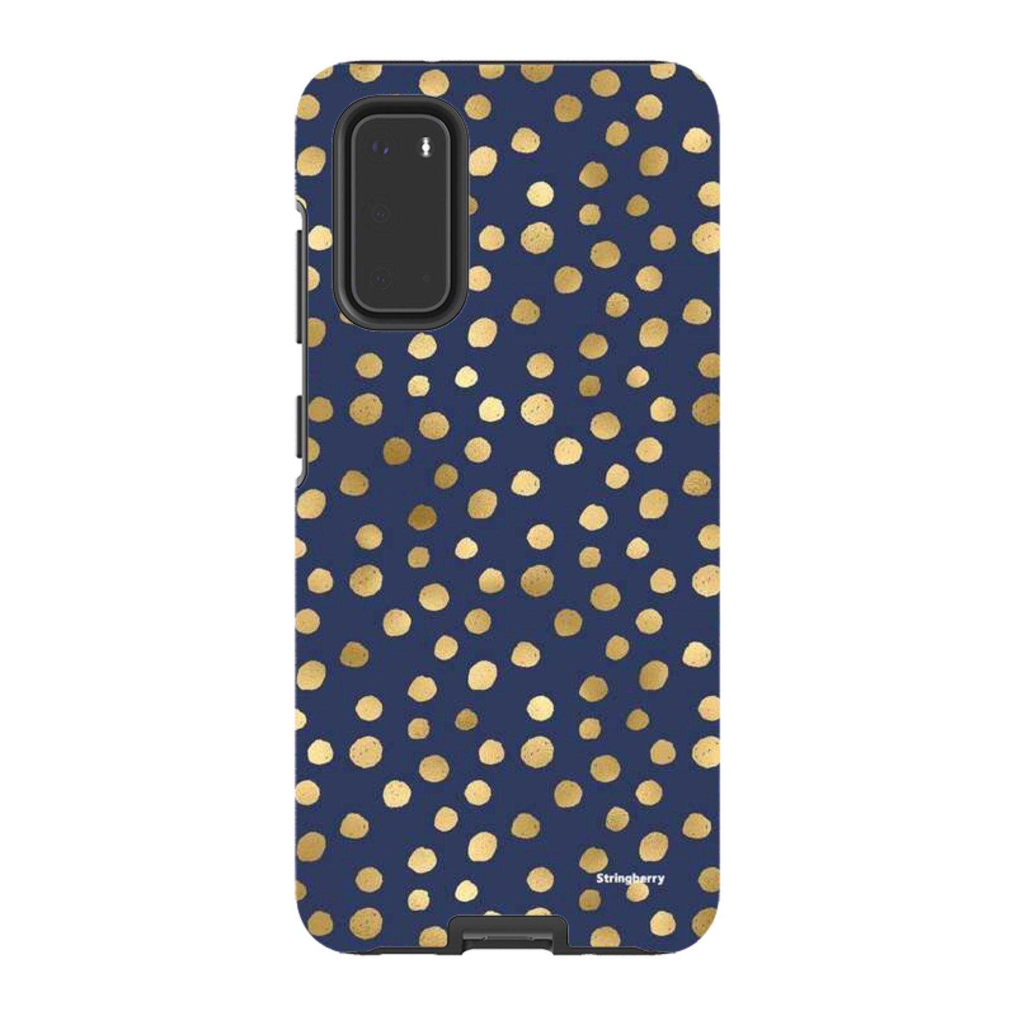 Samsung Tough Case - Navy Polka