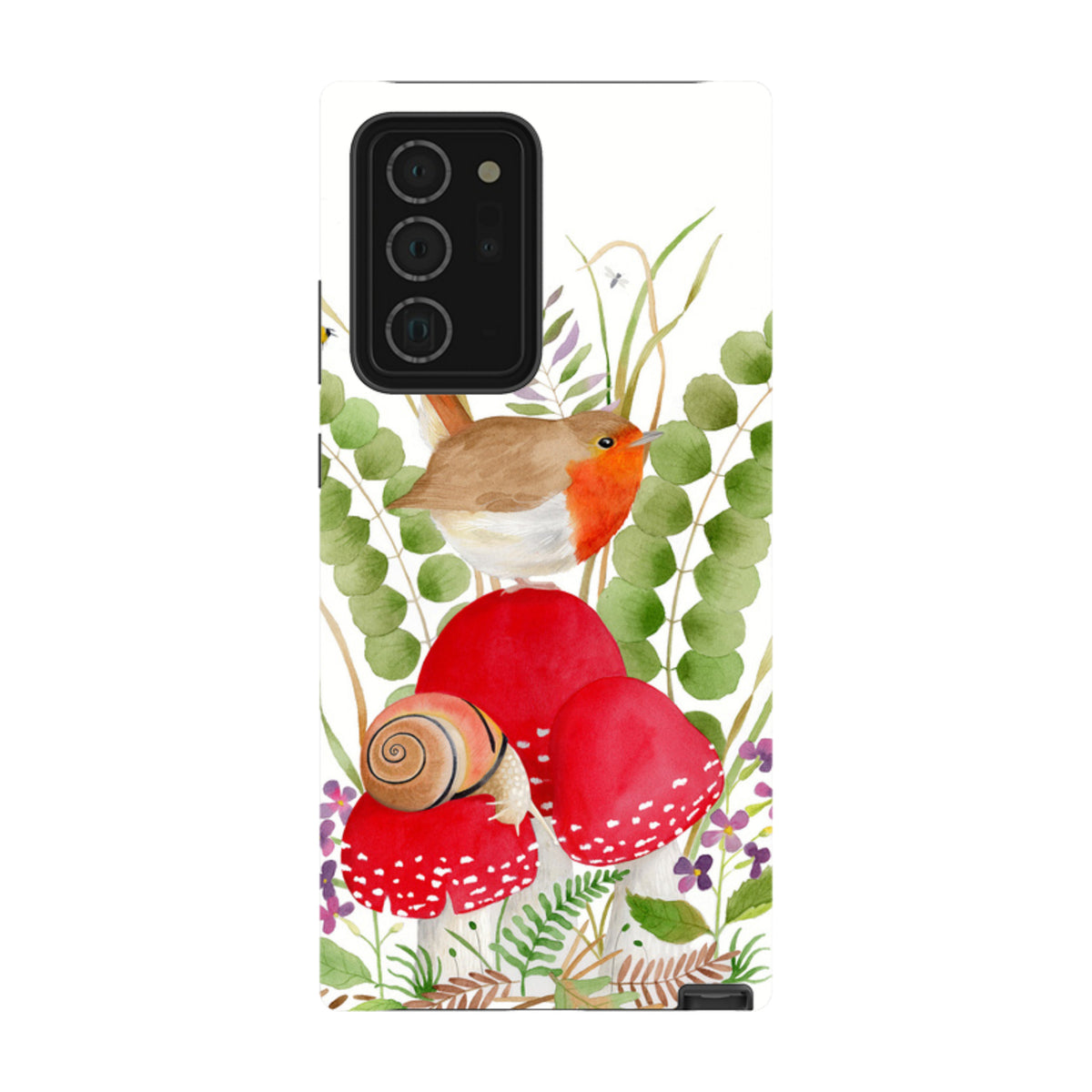 Samsung Tough Case - Robin And Snail By Bex Parkin