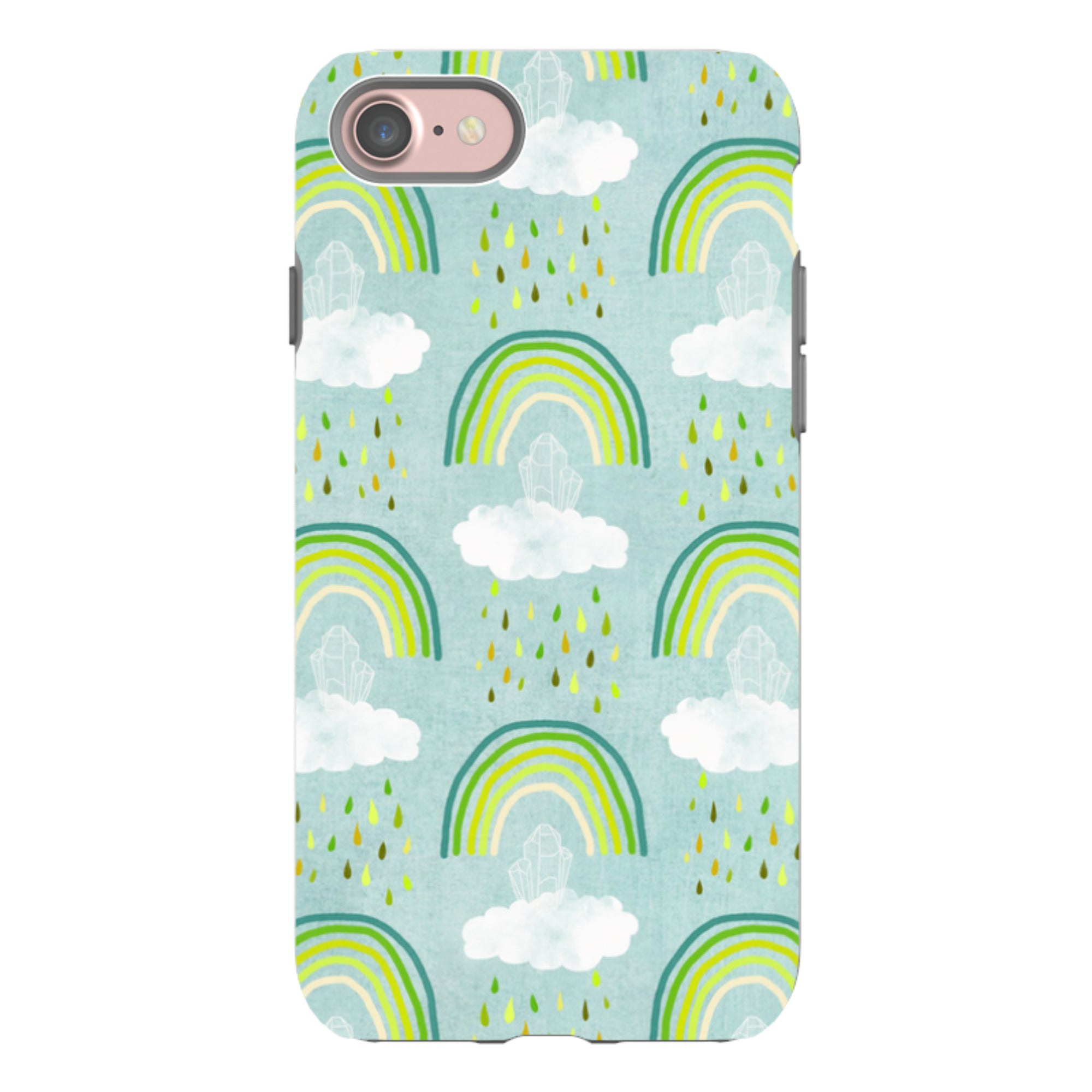 iPhone Tough Case - Rainbows And Crystals By Katherine Quinn