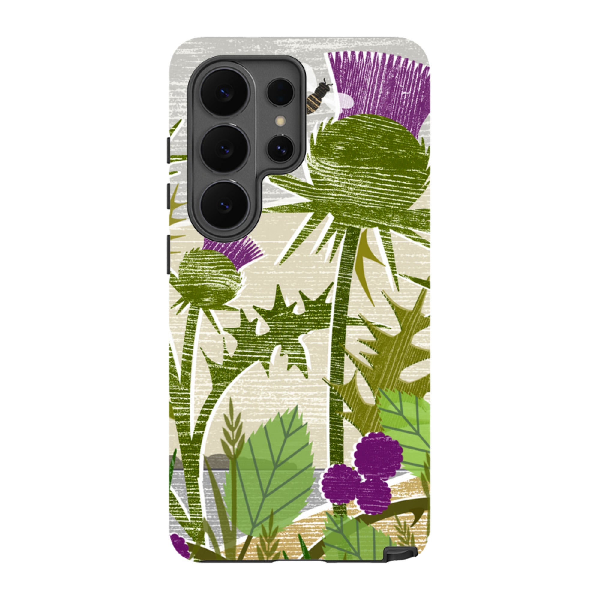 Samsung Tough Case - Purple Thistle By Liane Payne