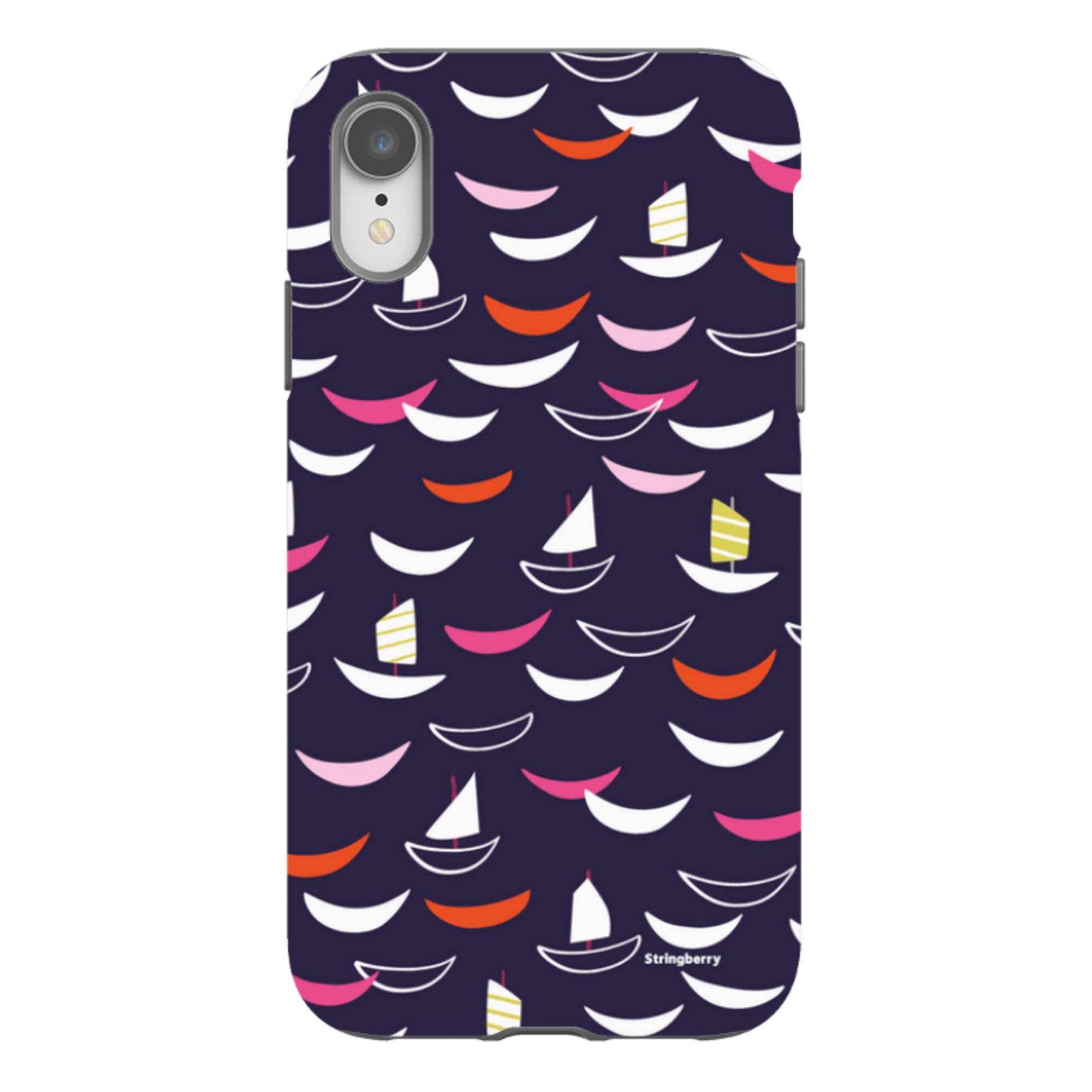 iPhone Tough Case - Little Boats By Ali Brookes
